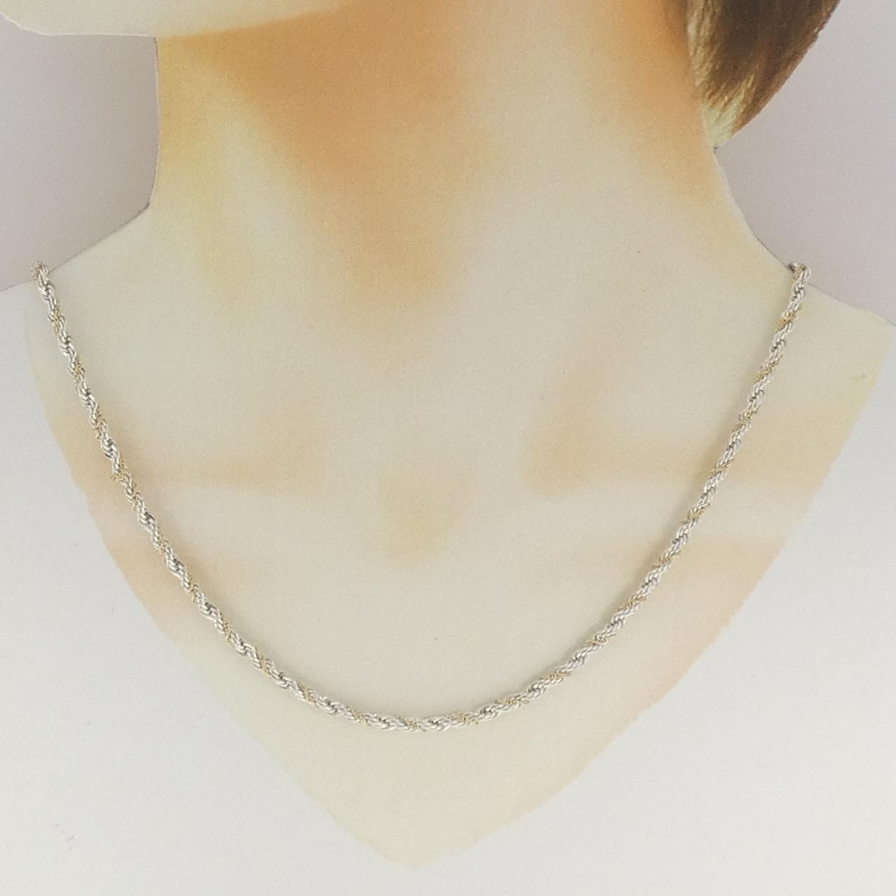ティファニー 925 750イエローゴールド ネックレス