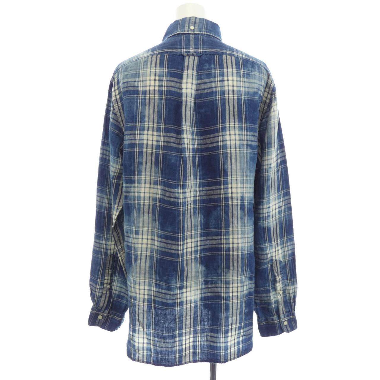 ポロラルフローレン CLASSIC FIT INDIGO コットンシャツ