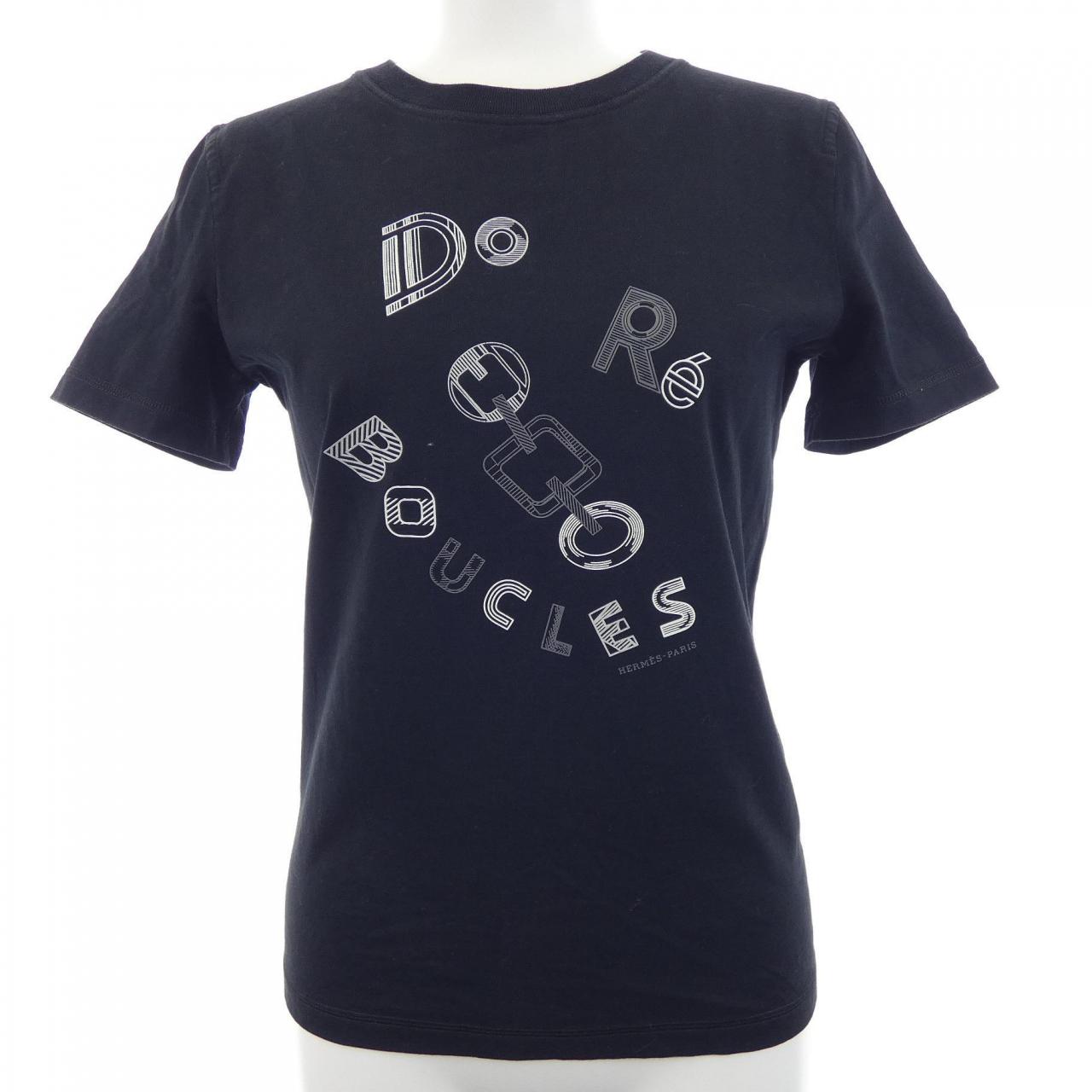エルメス DO RE BOUCLES コットンTシャツ