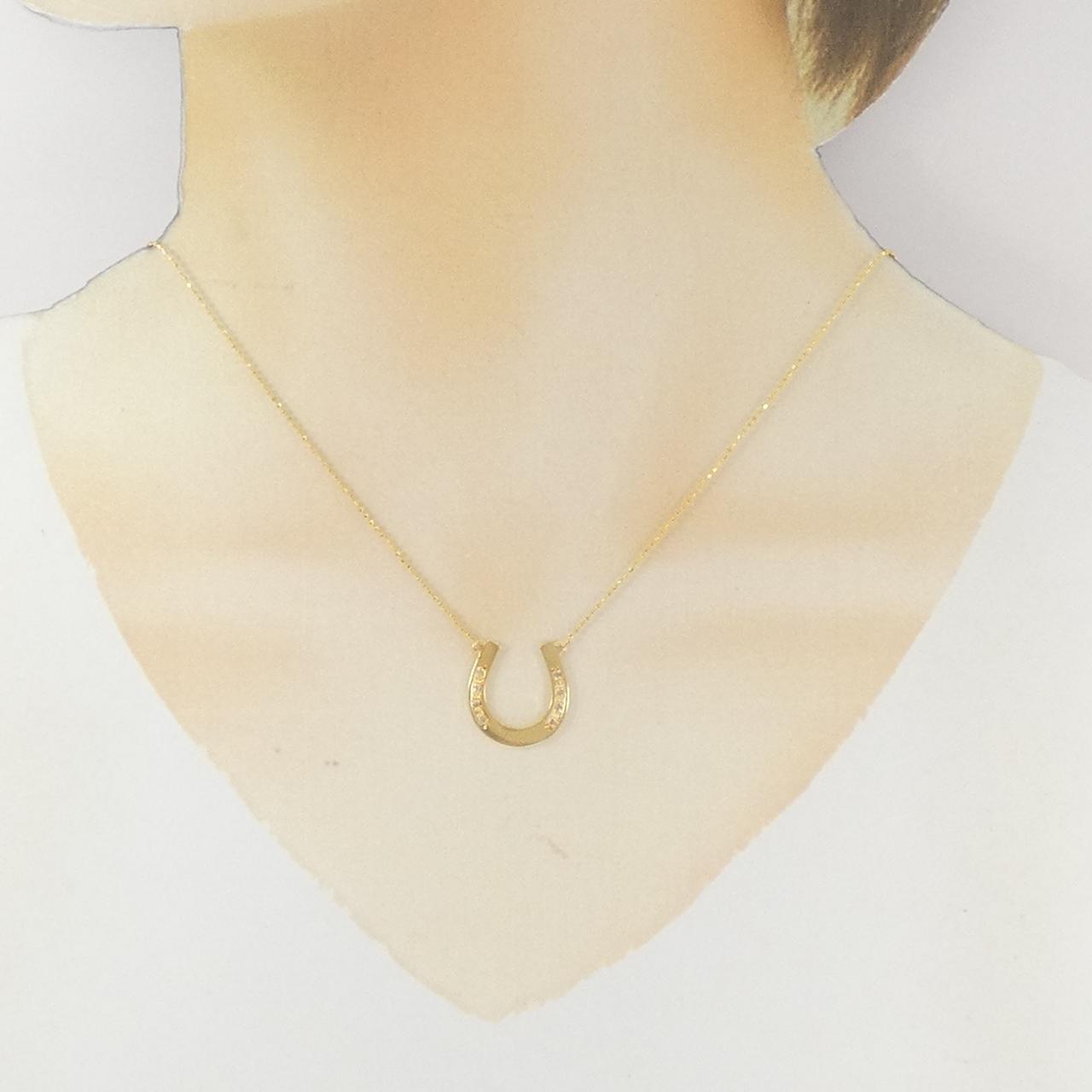 Au750ダイヤモンドネックレス