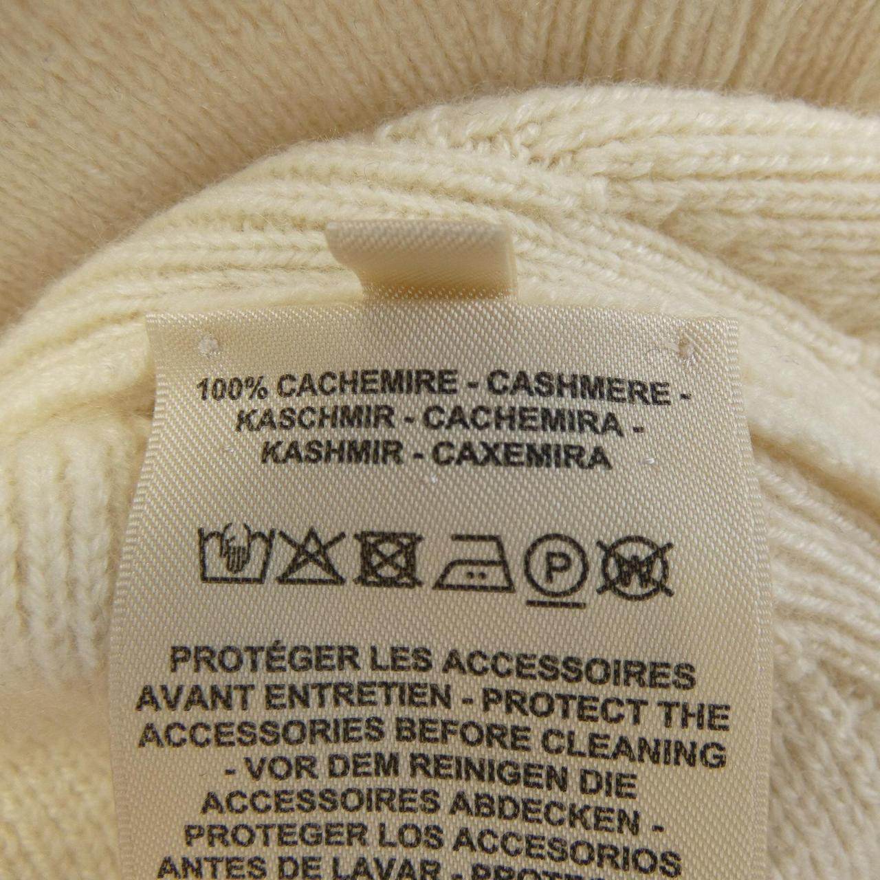 エルメス カナディアンボタン カシミヤワンピース