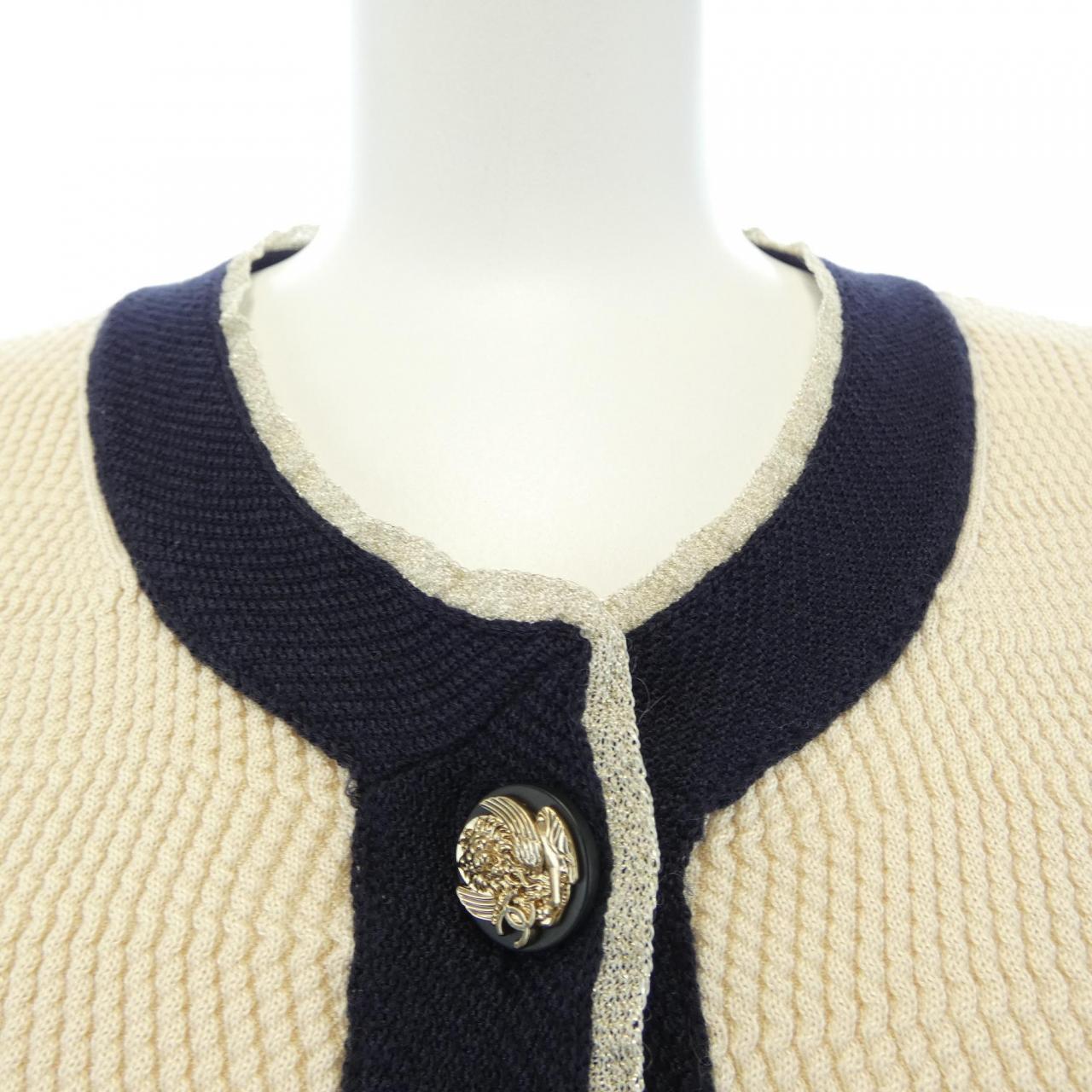 シャネル カシミヤ混カーディガン