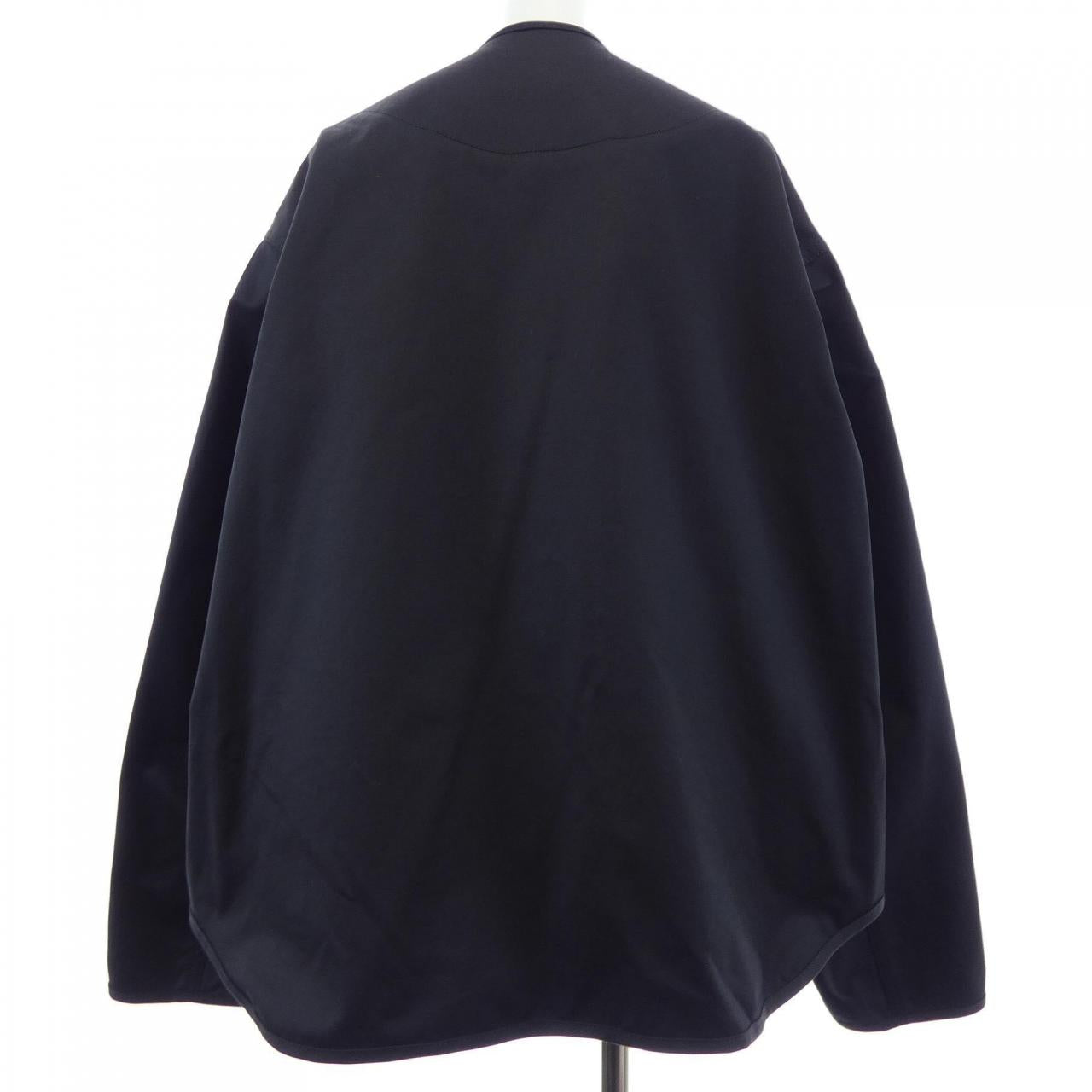 エルメス JACKET WITH EQUESTRIAN DETAILS ノーカラージャケット