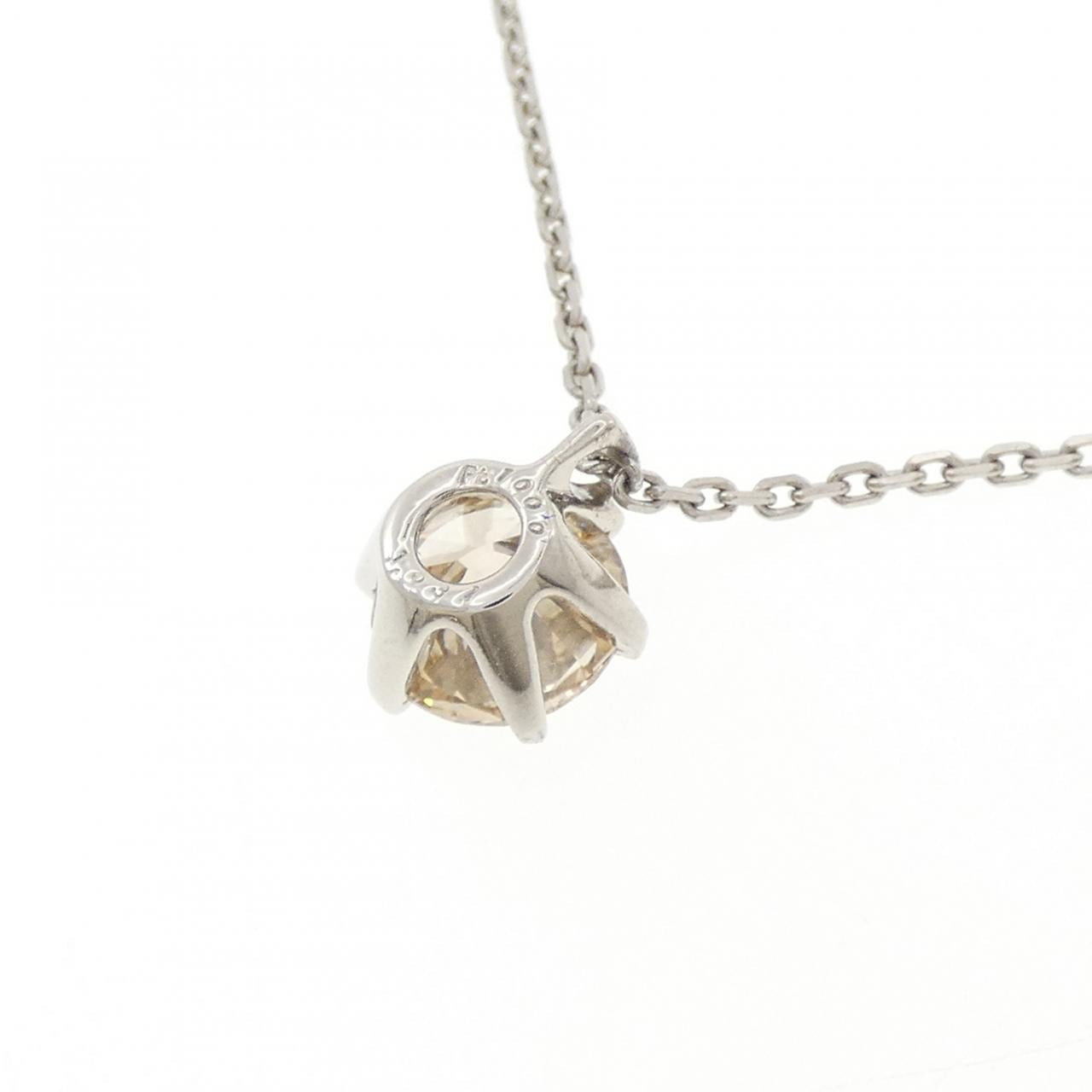 プラチナPT1000 PT850 1.531CT ダイヤモンドネックレス