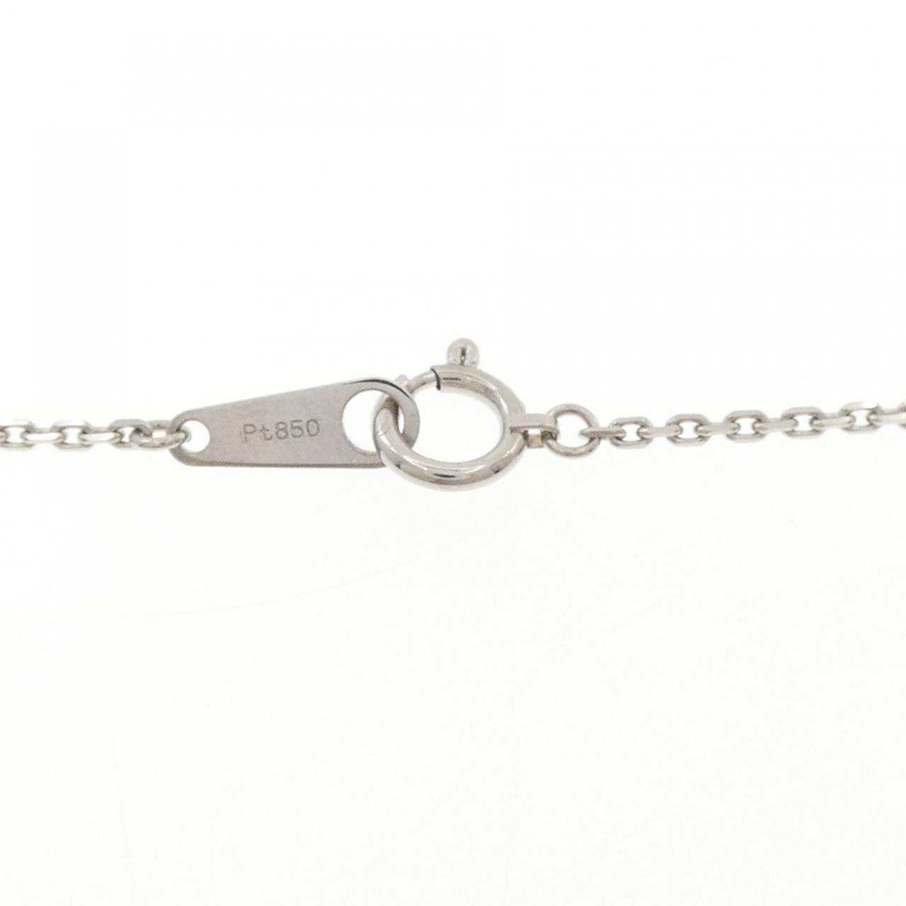 プラチナPT1000 PT850 1.531CT ダイヤモンドネックレス