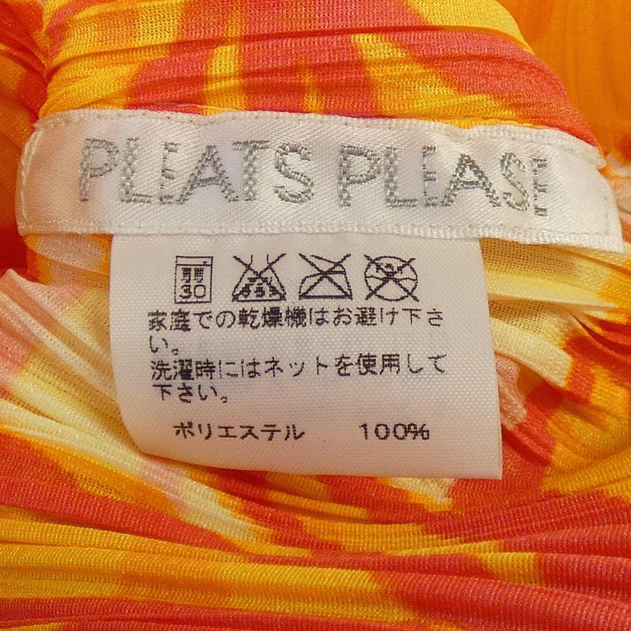プリーツプリーズ フラワープリーツシャツ