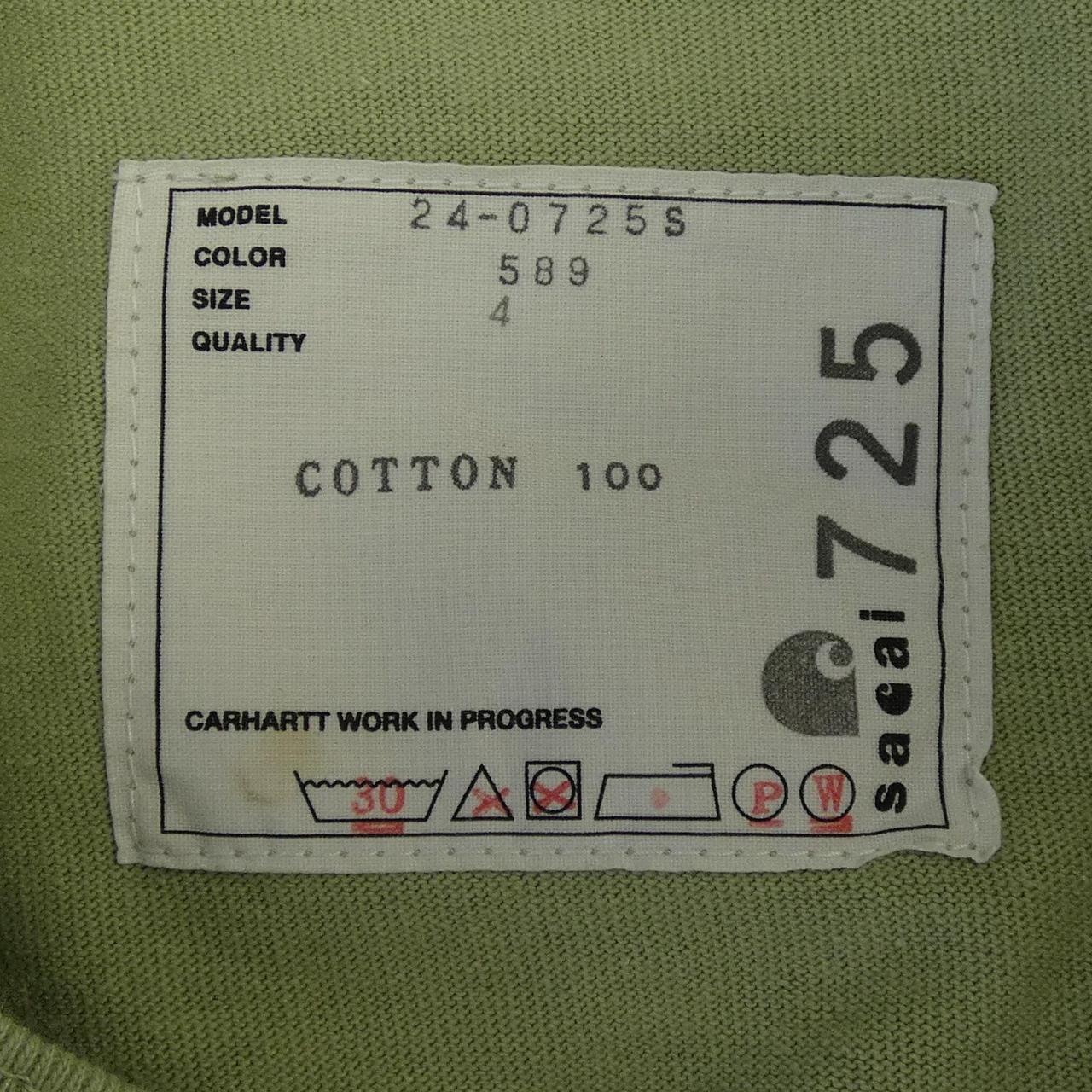 サカイ Carhartt コットンTシャツ