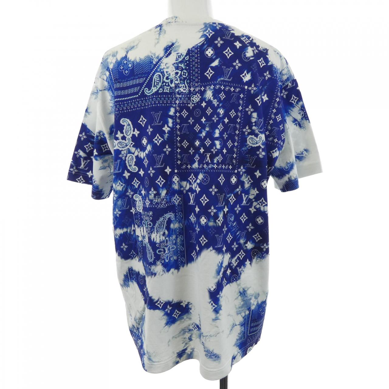 ルイヴィトン モノグラムバンダナプリント コットンTシャツ