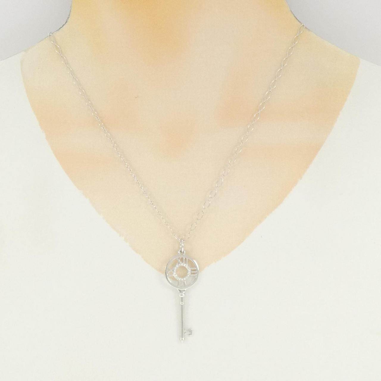 ティファニー アトラスキー 750ホワイトゴールド ダイヤモンド ネックレス