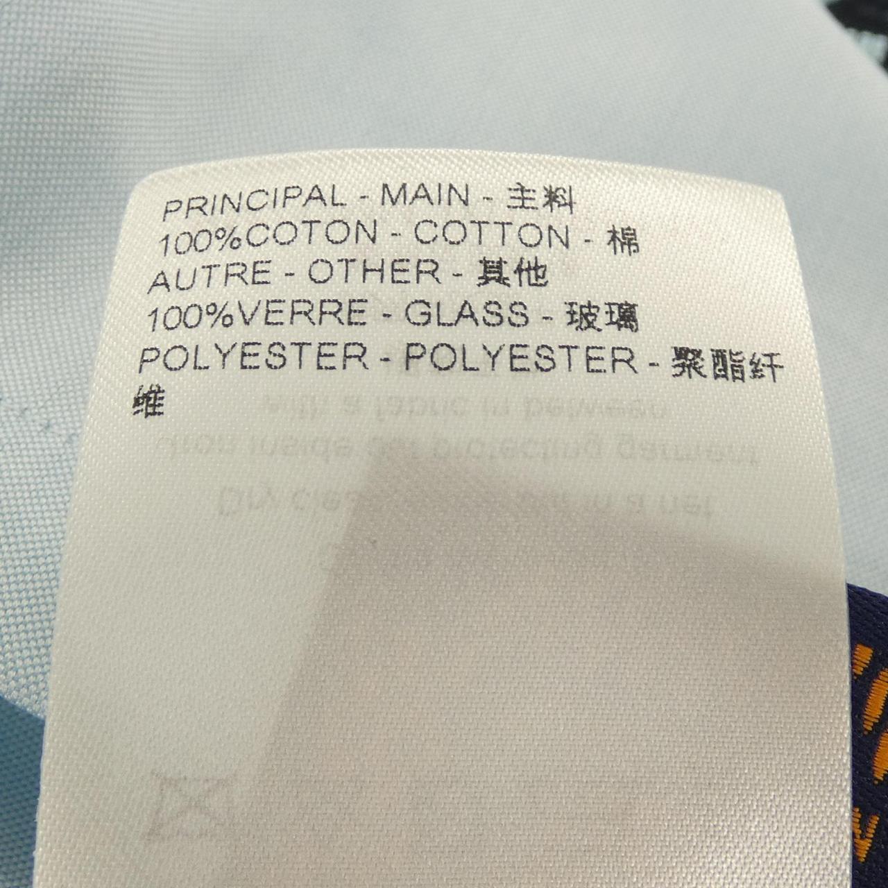 ルイヴィトン エンブロイダードコットン半袖シャツ