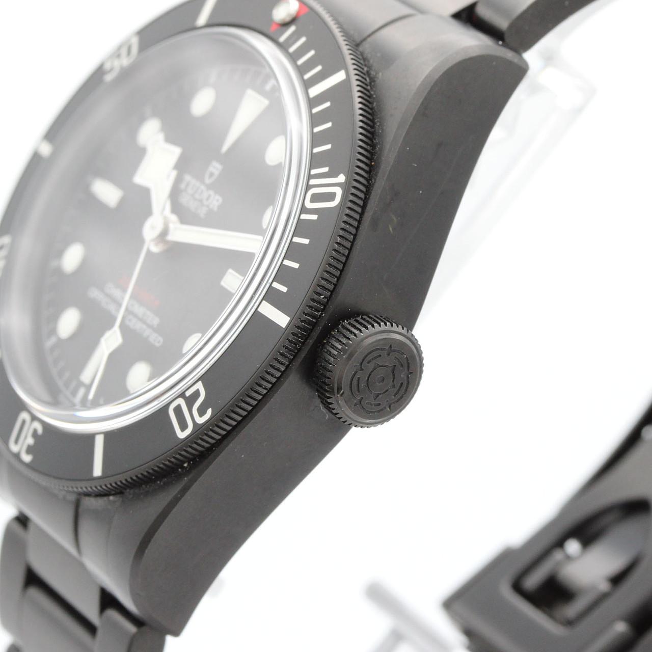チューダー ブラックベイダーク ステンレススチール 自動巻腕時計