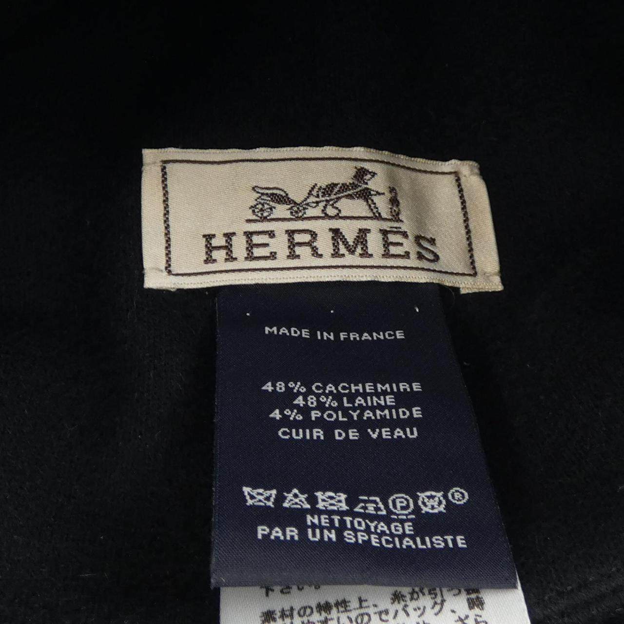 エルメス カシミヤ混マフラー