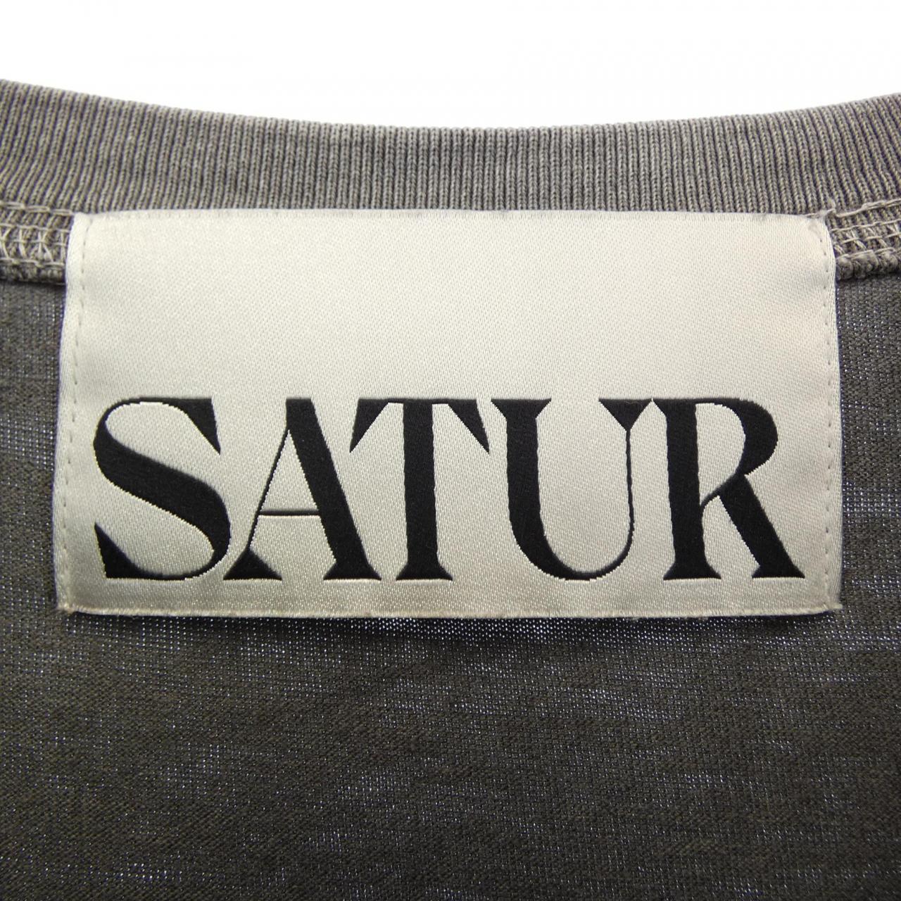 SATUR コットン Tシャツ