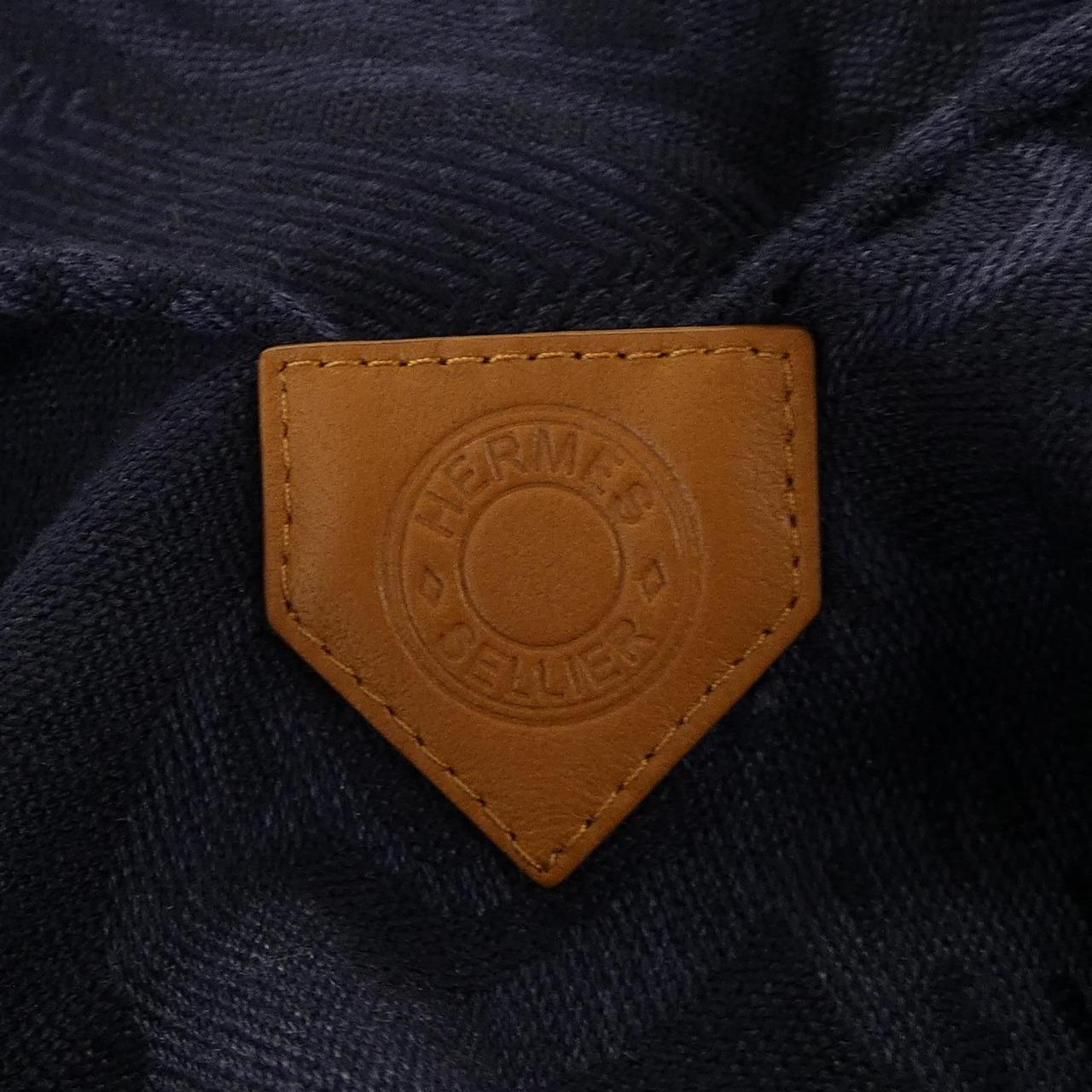 エルメス NEW LIBRIS シルクカシミヤケープ