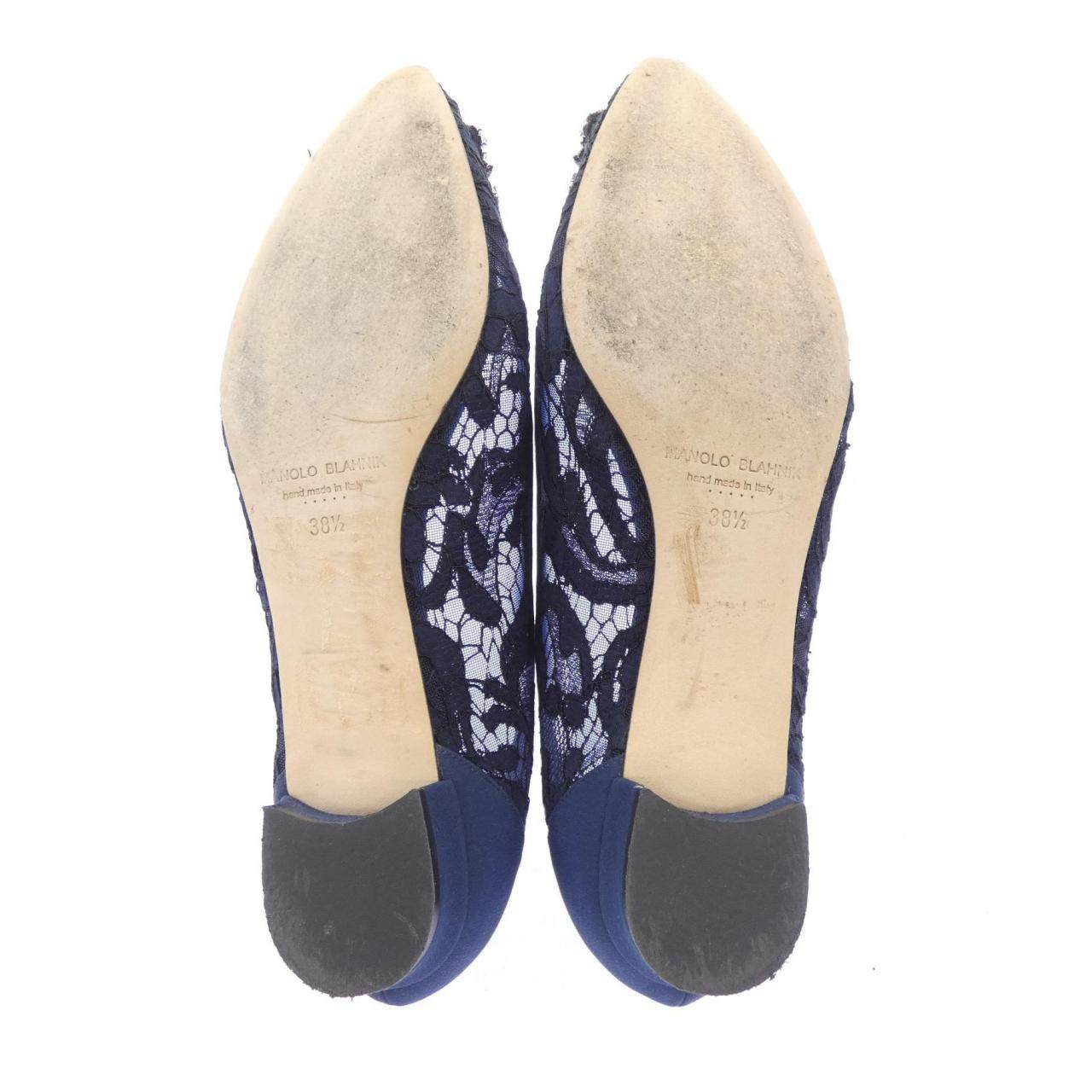 マノロブラニク HANGISI FLAT レース フラットシューズ
