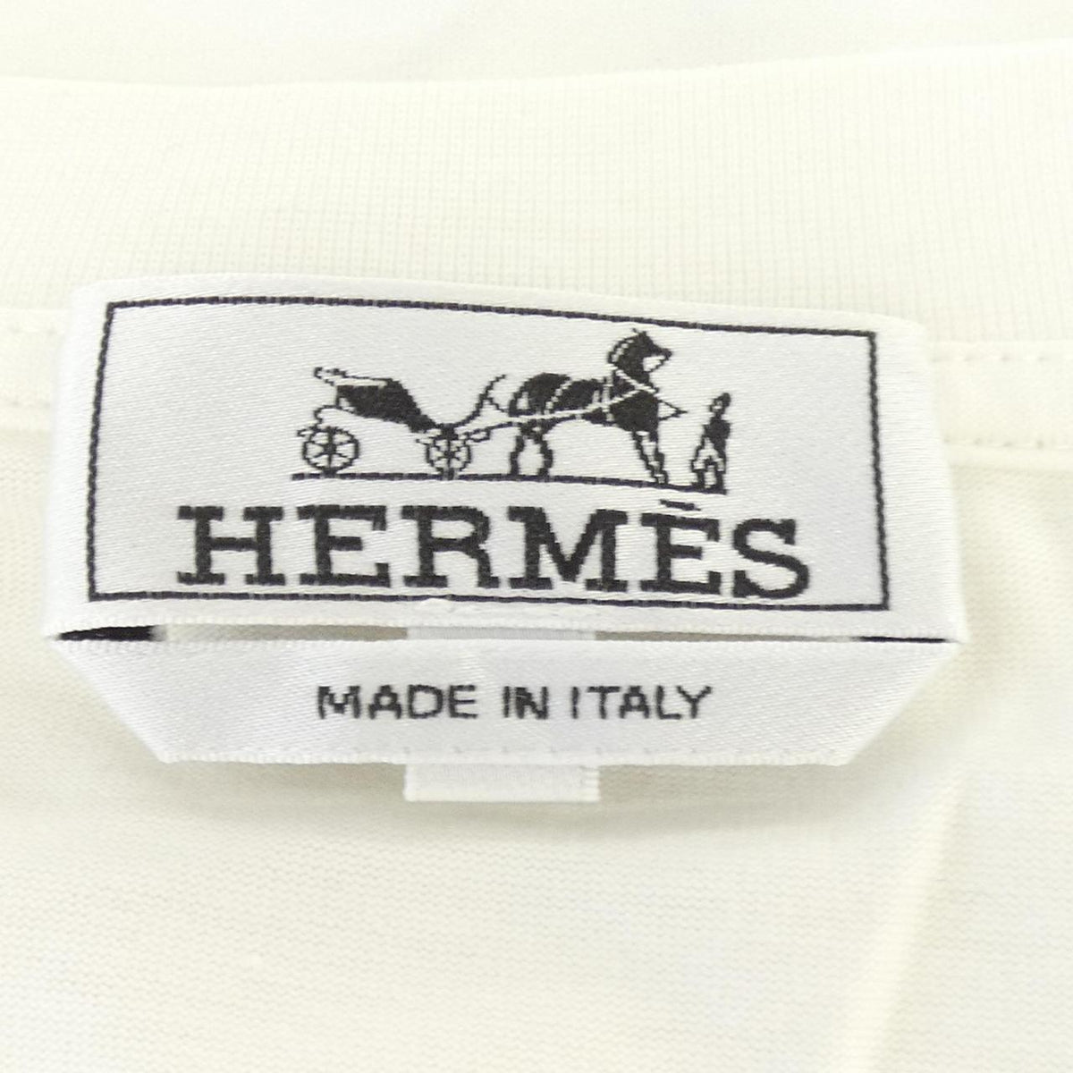 エルメス エトリエ アン フラグモン コットン Tシャツ
