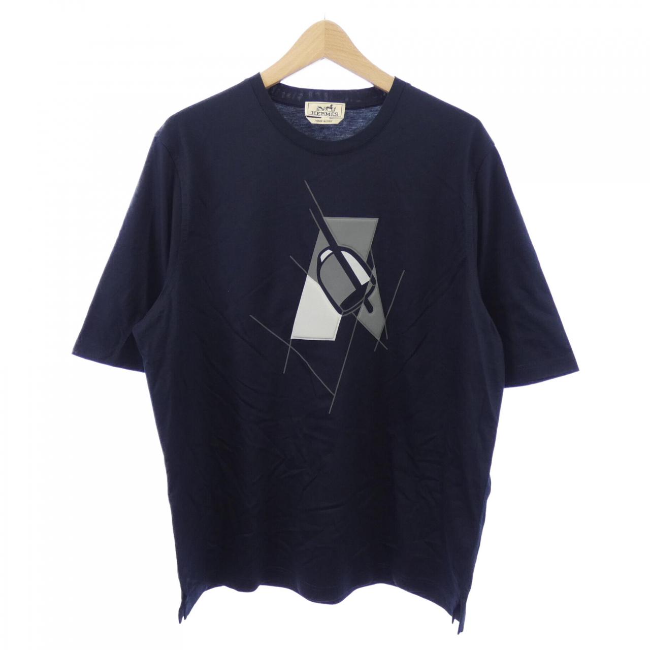 エルメス エトリエ アン フラグモン コットン Tシャツ