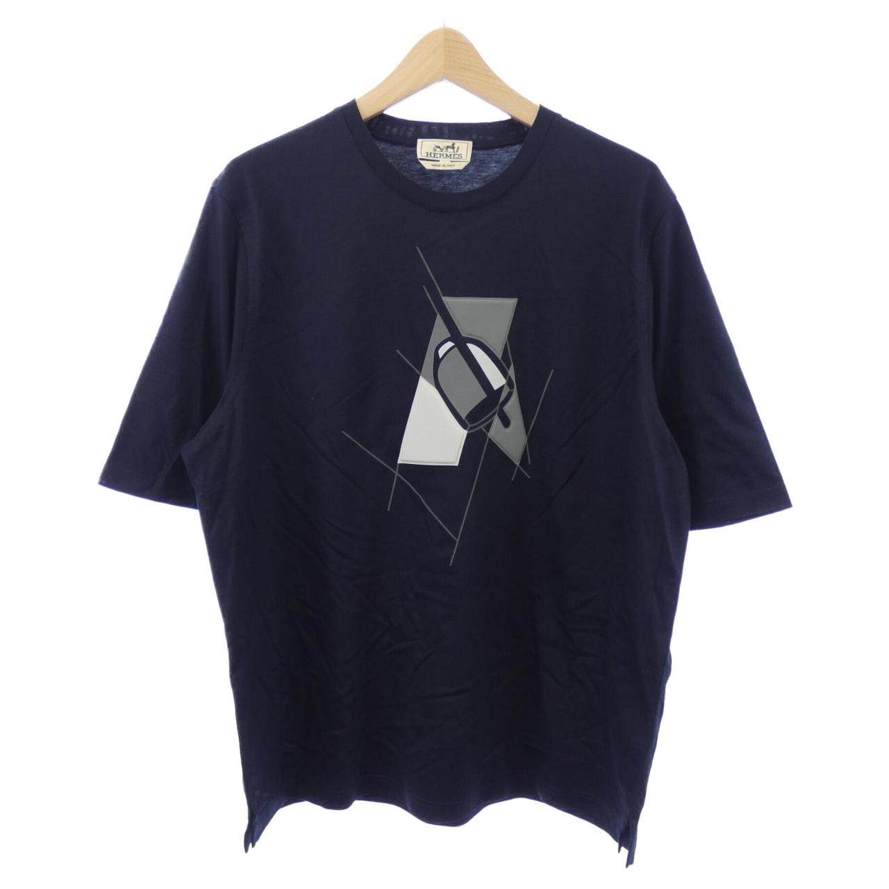 エルメス エトリエ アン フラグモン コットンTシャツ