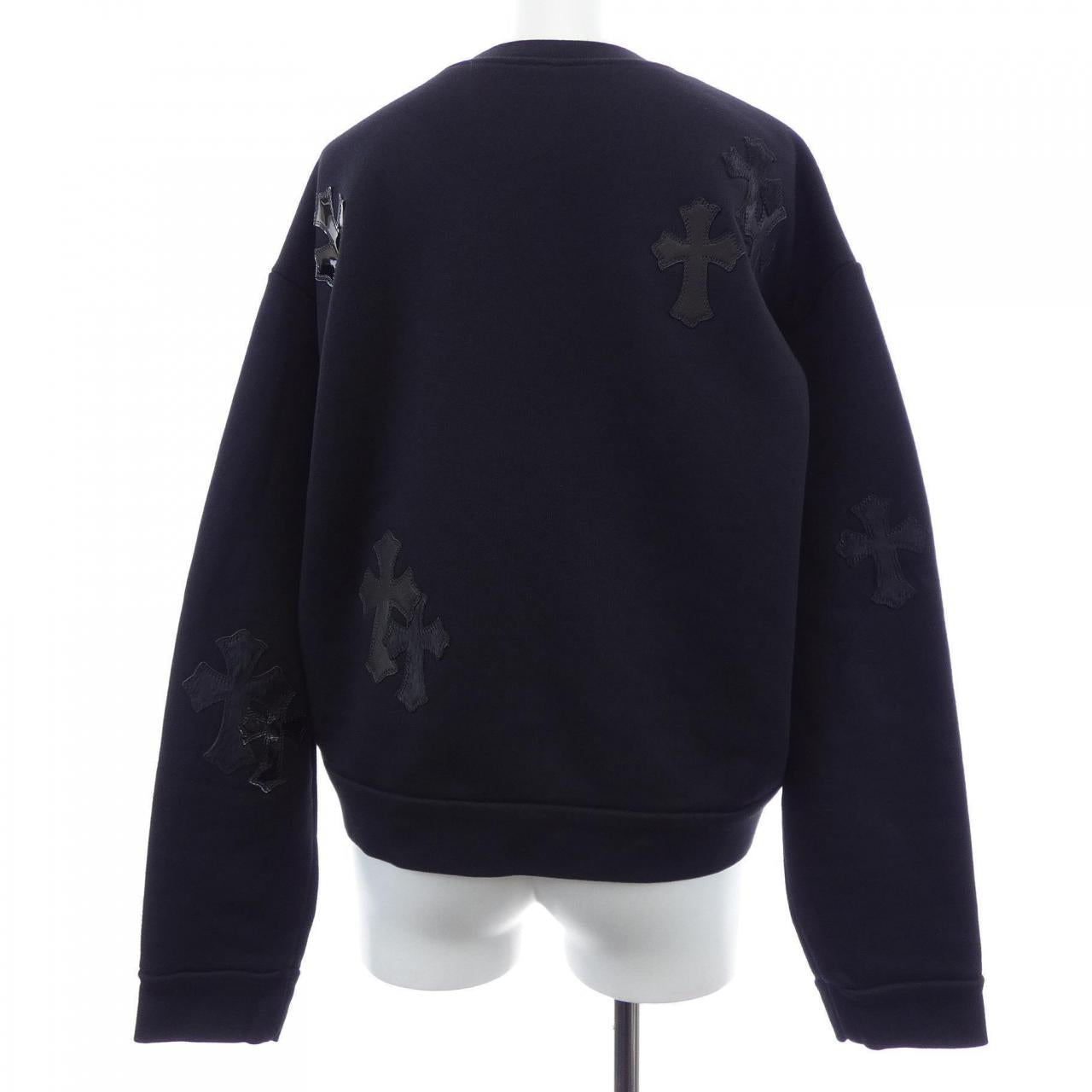 クロムハーツ MULTI LEATHER CROSS PATCH レザースウェット