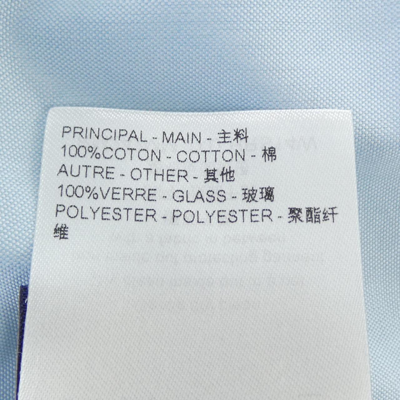 ルイヴィトン エンブロイダードコットン半袖シャツ