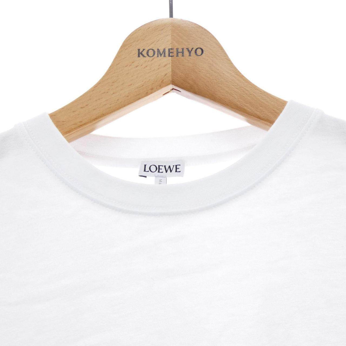 ロエベ フローラルアナグラム コットンTシャツ