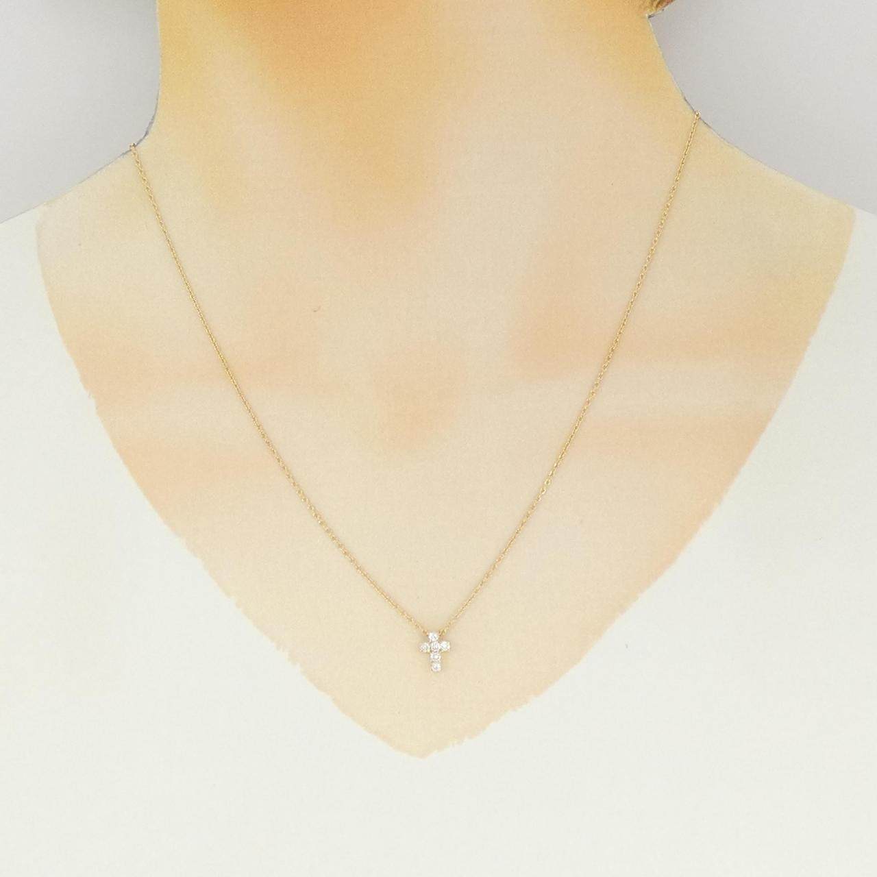 ヴァンクリーフアンドアーペル クロアミニアチュール Au750 ダイヤモンド ネックレス