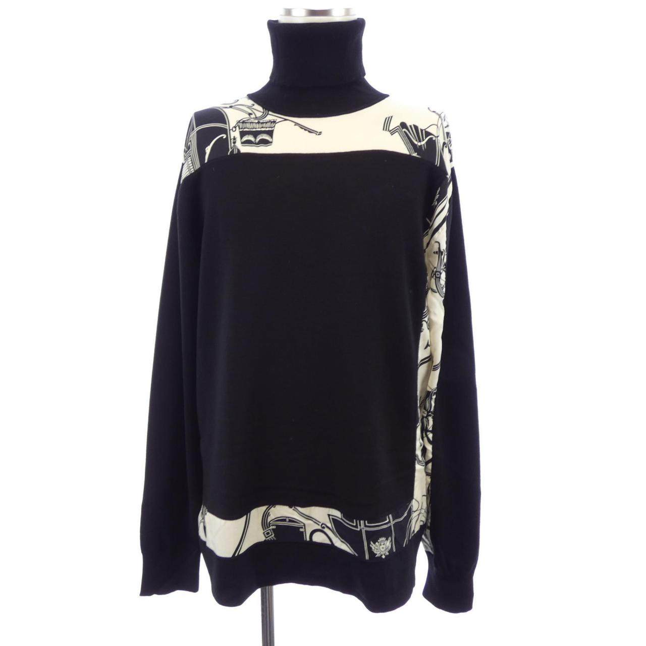エルメス SOIE DECADREE シルクニット