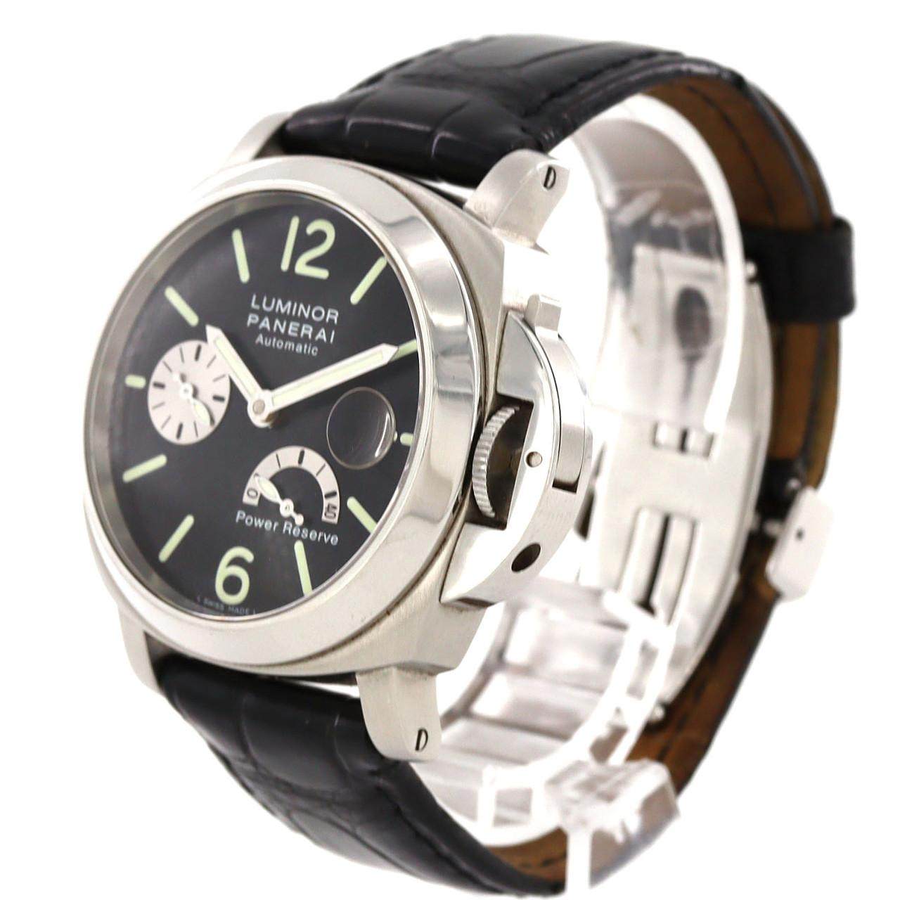 パネライ ルミノールパワーリザーブ ステンレススチール 自動巻