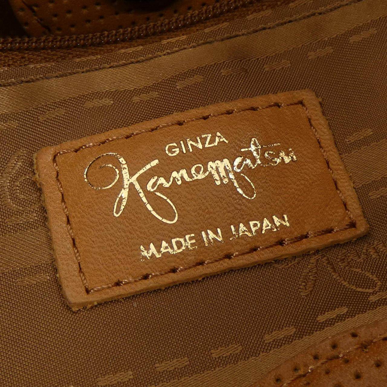 カネマツ レザーハンドバッグ