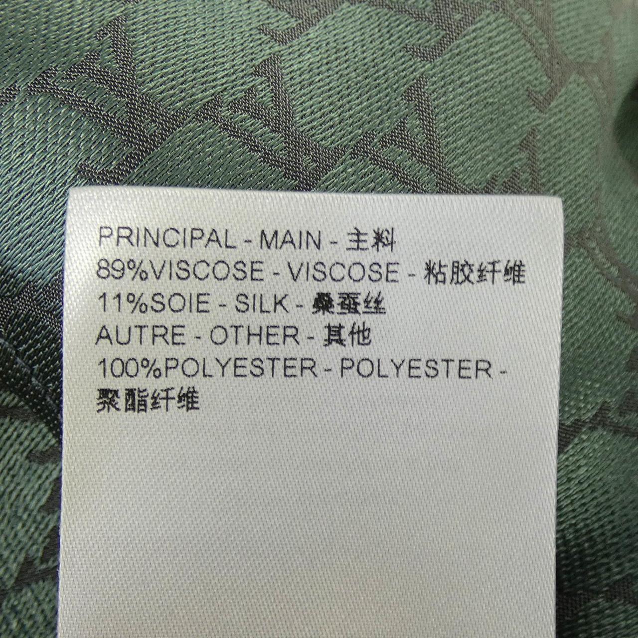 ルイヴィトン ショートスリーブジャガードシルクブレンドシャツ
