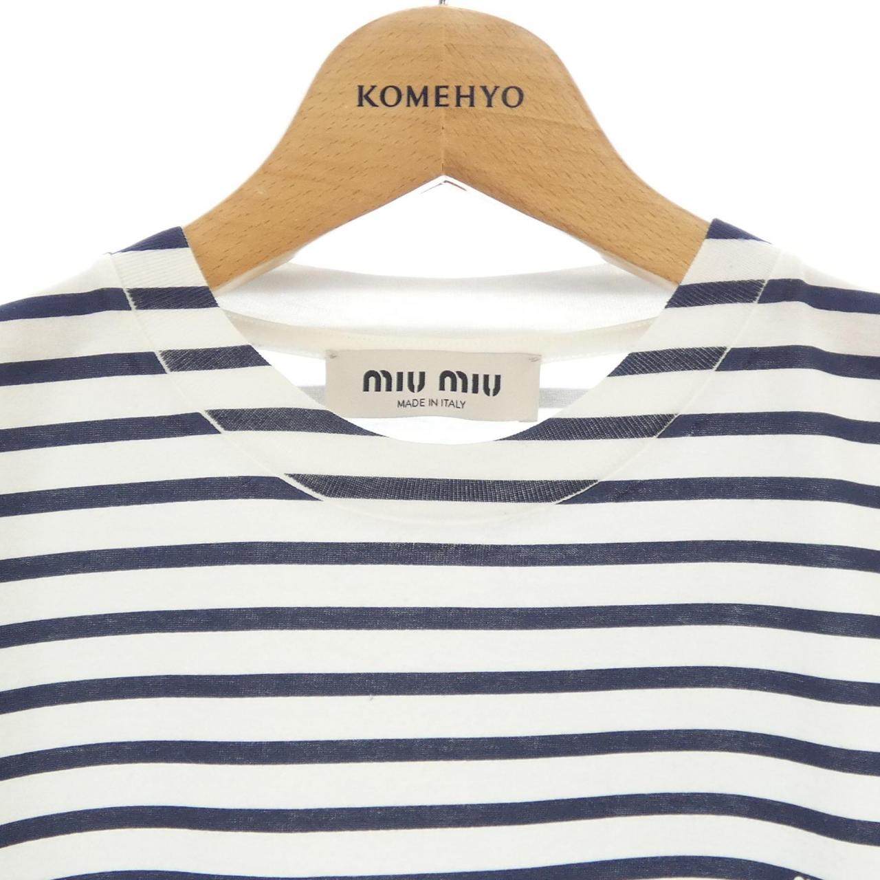 ミュウミュウ コットンTシャツ