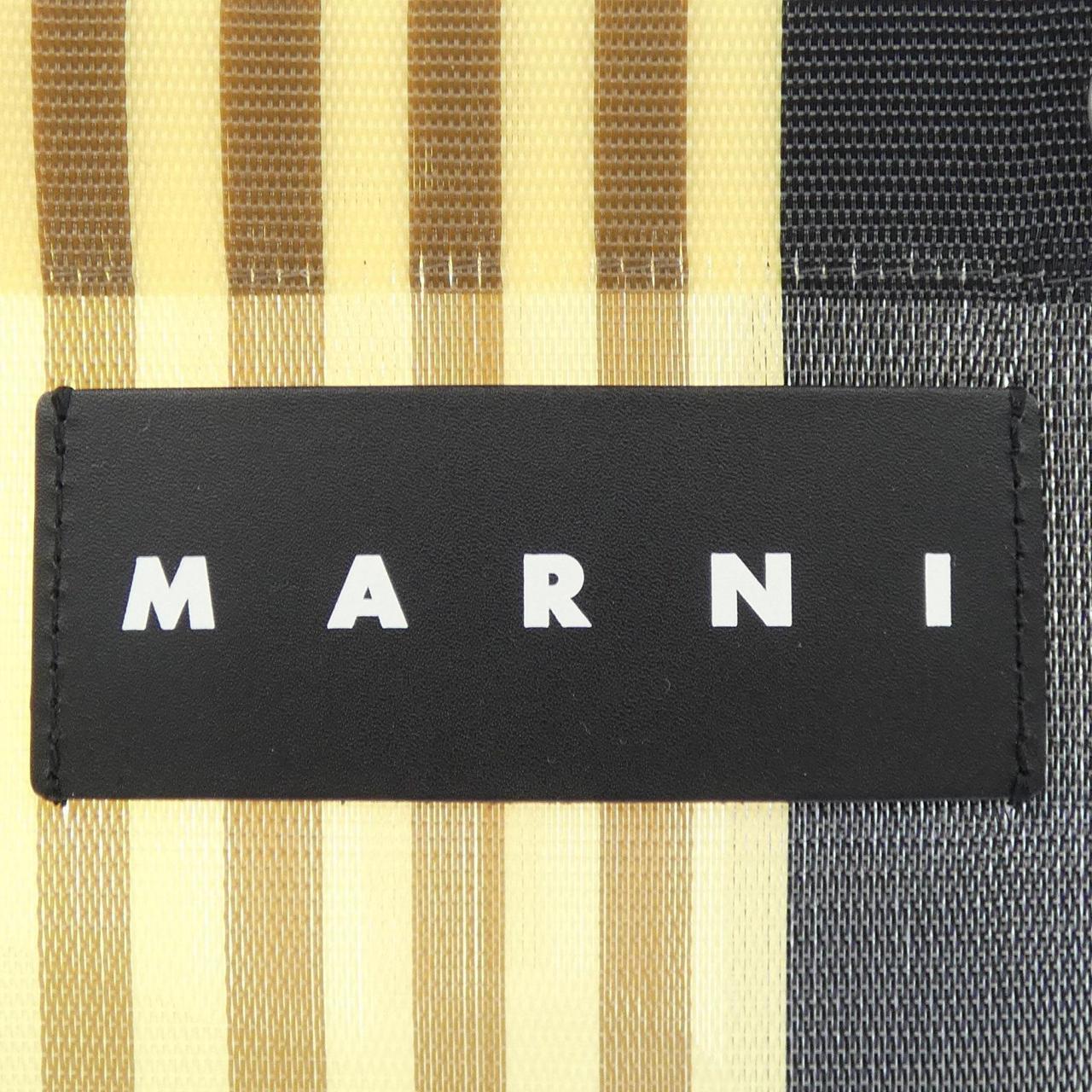 マルニ MARNI MARKET STRIPE MINI ファブリック トートバッグ