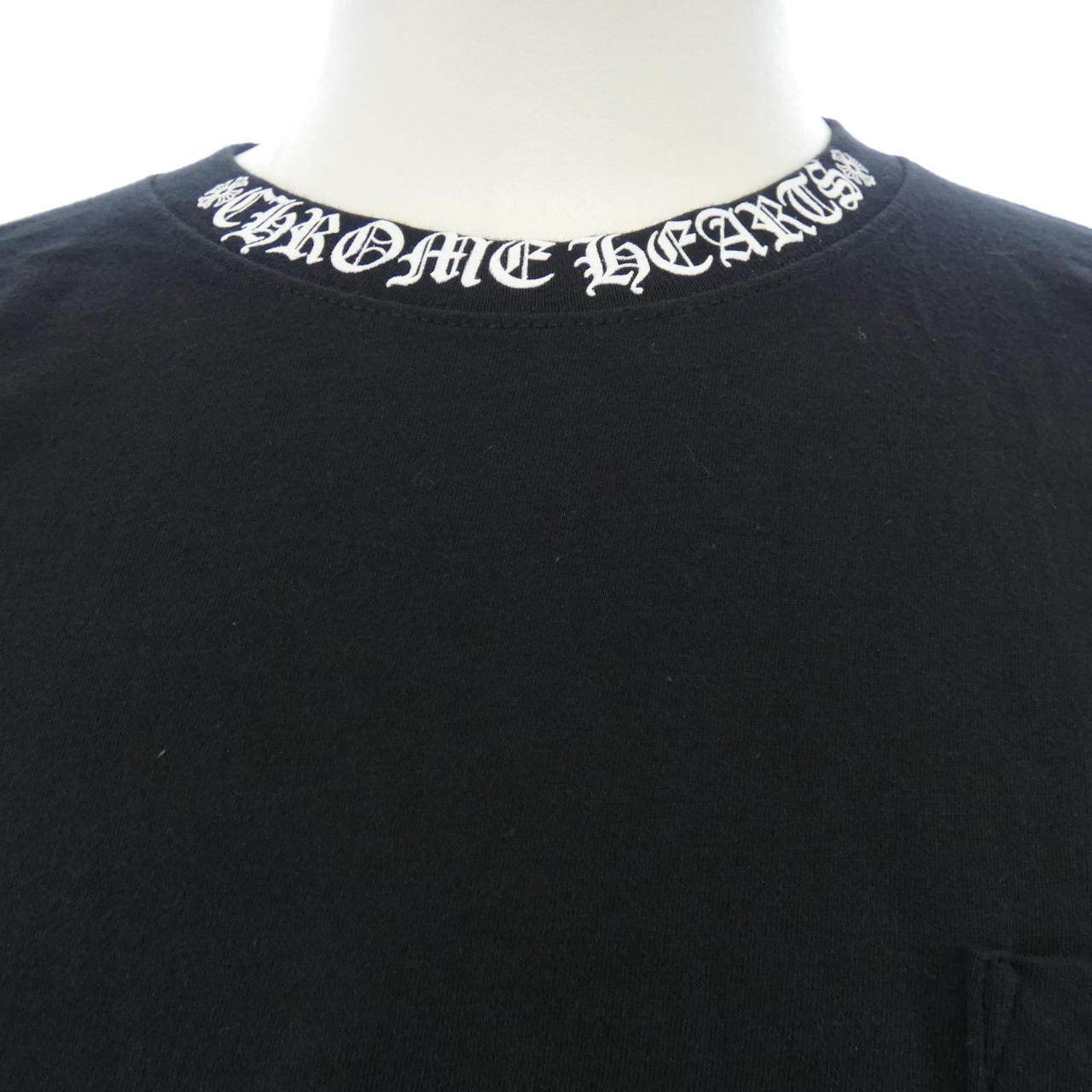 クロムハーツ NECK LOGO コットンTシャツ
