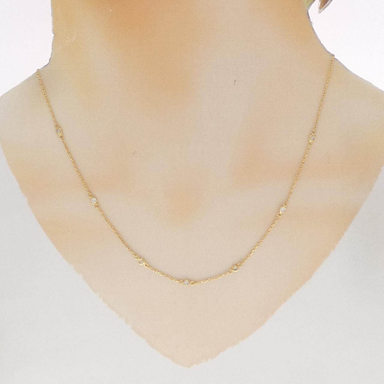 Au750 ダイヤモンドネックレス