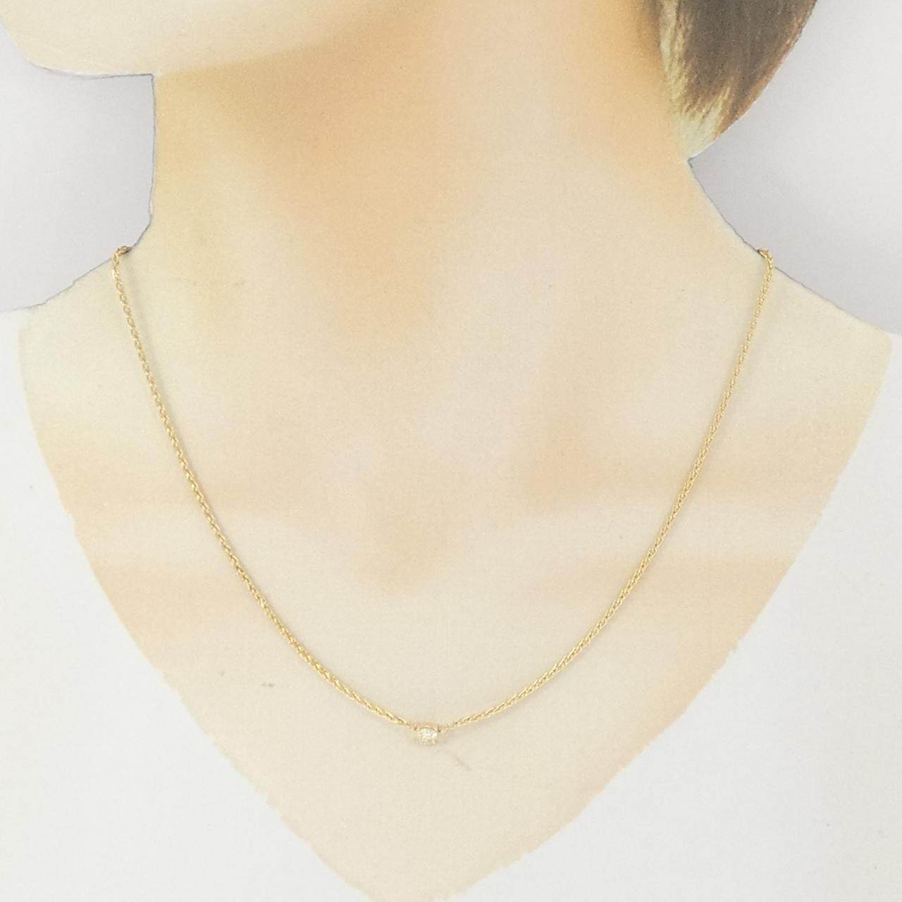 Au750 ダイヤモンドネックレス