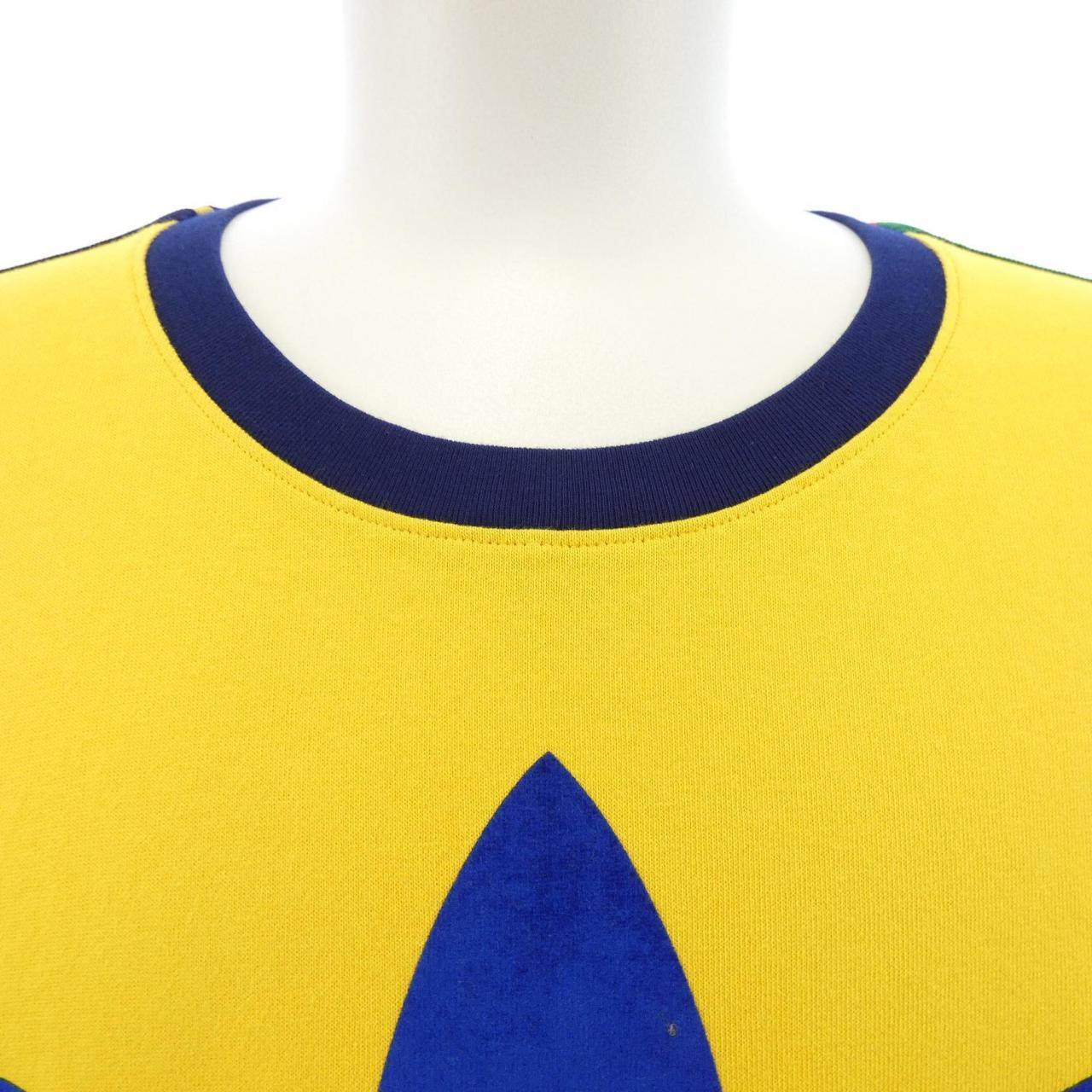 グッチ アディダス コットンTシャツ