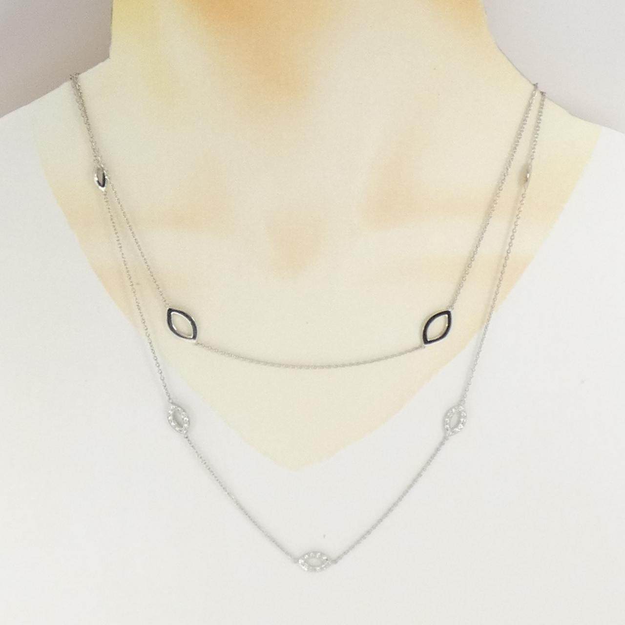 Au750ダイヤモンドネックレス