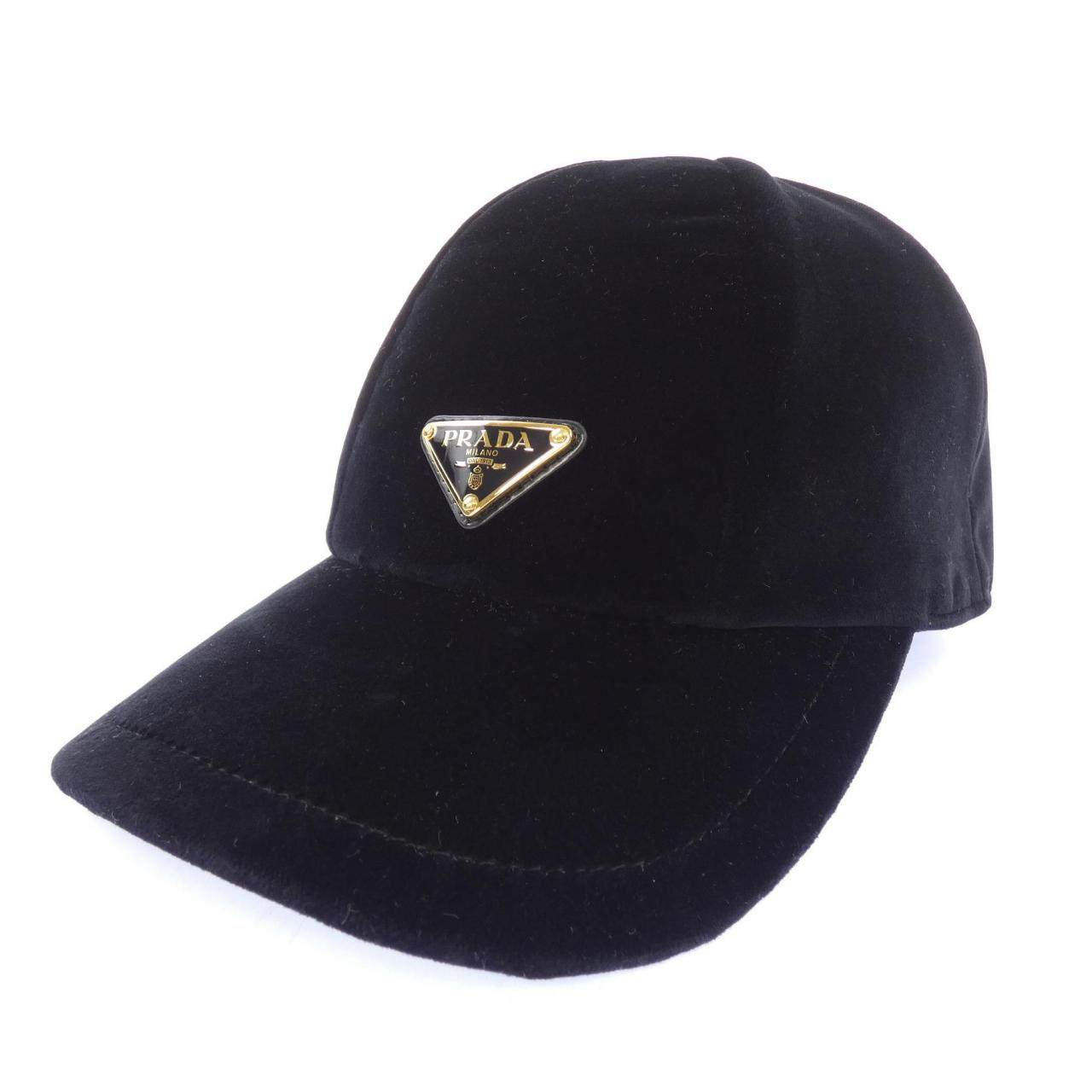 プラダ トライアングルロゴ キャップ
