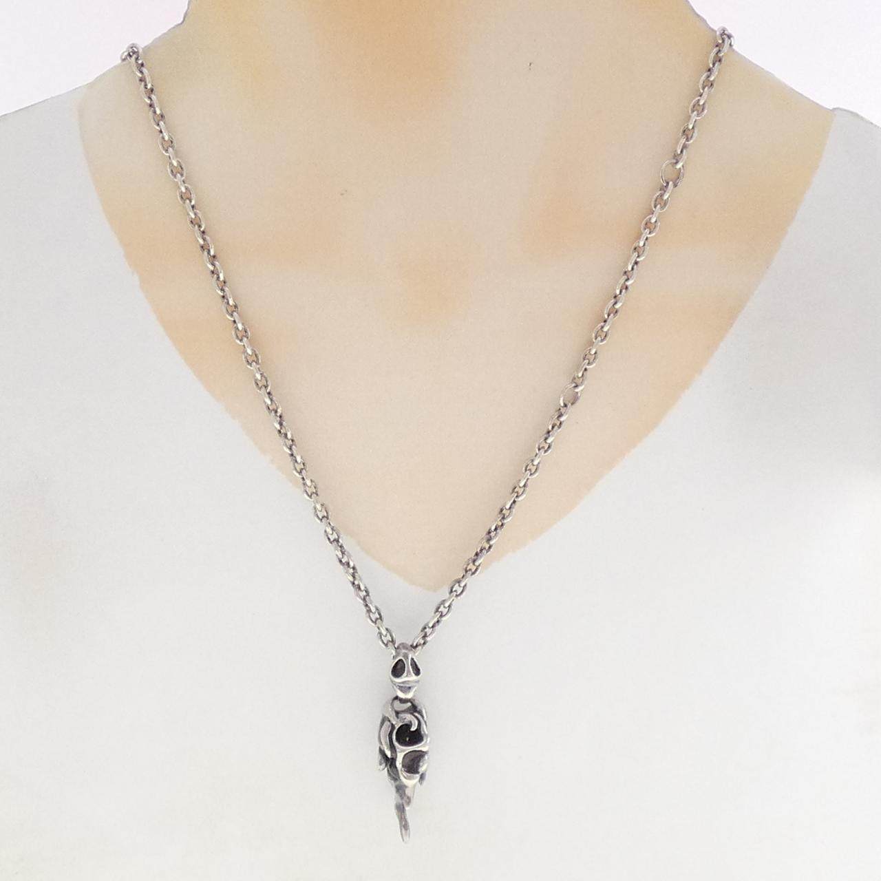 シルバー925オニキスネックレス