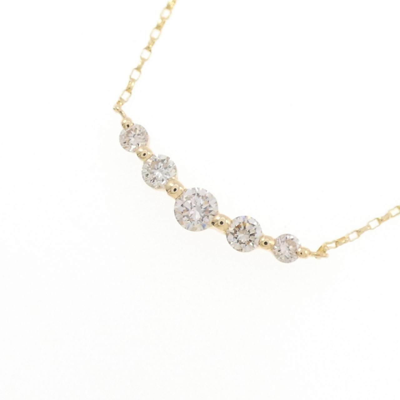 Au750 ダイヤモンドネックレス