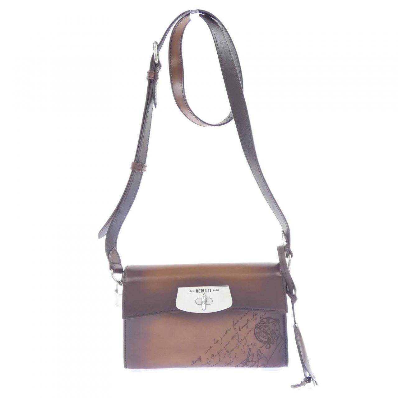 ベルルッティ Emiio Pochette On Strap レザーバッグ