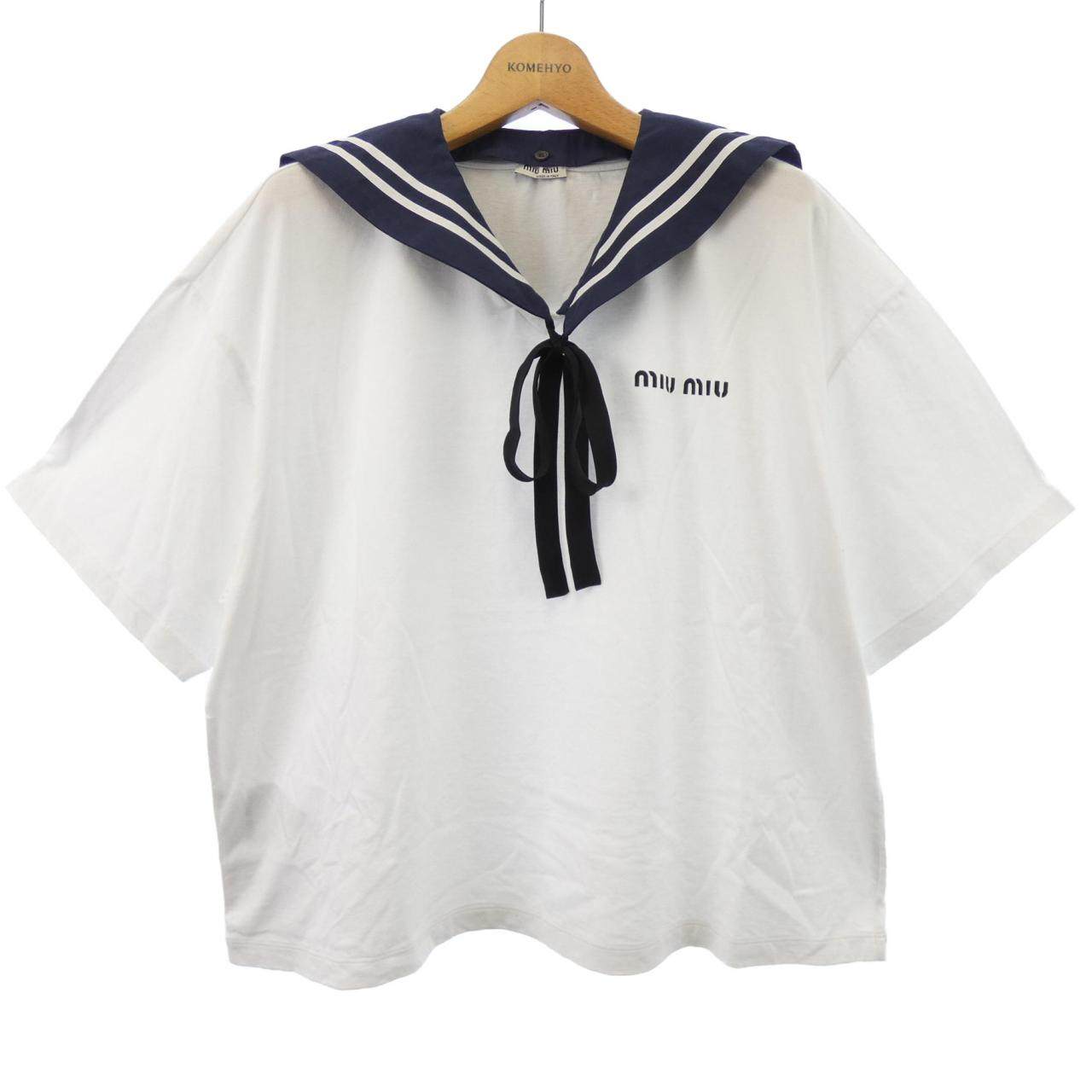 ミュウミュウ コットンTシャツ