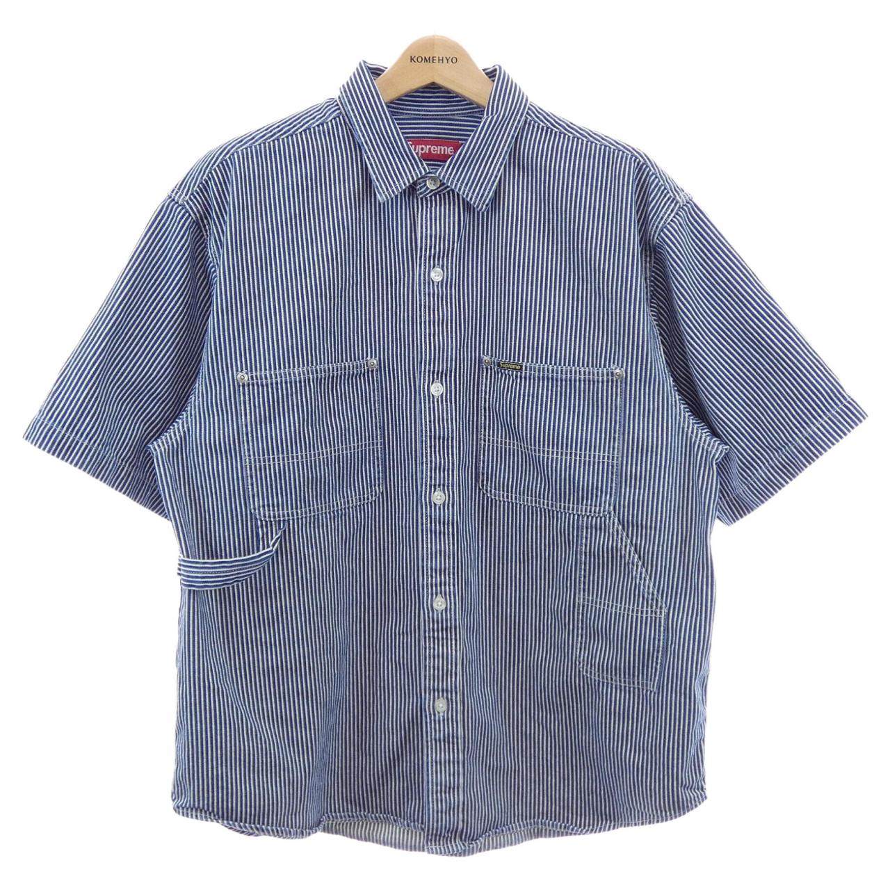 シュプリーム Loose Fit デニム半袖シャツ