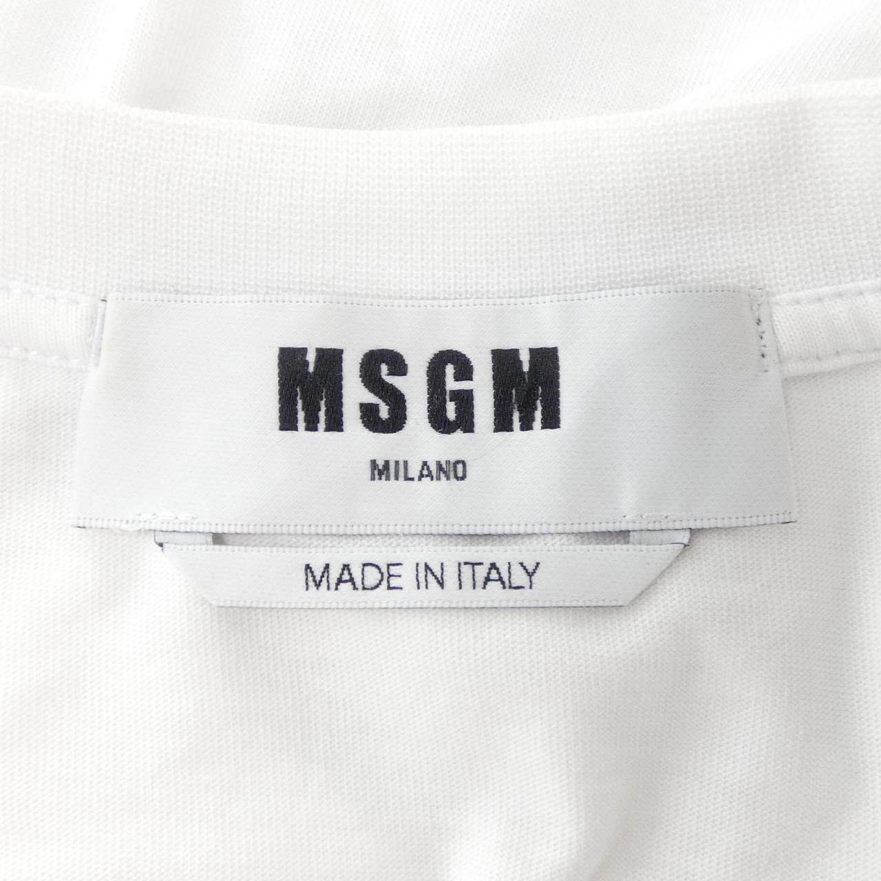 エムエスジーエム コットン Tシャツ
