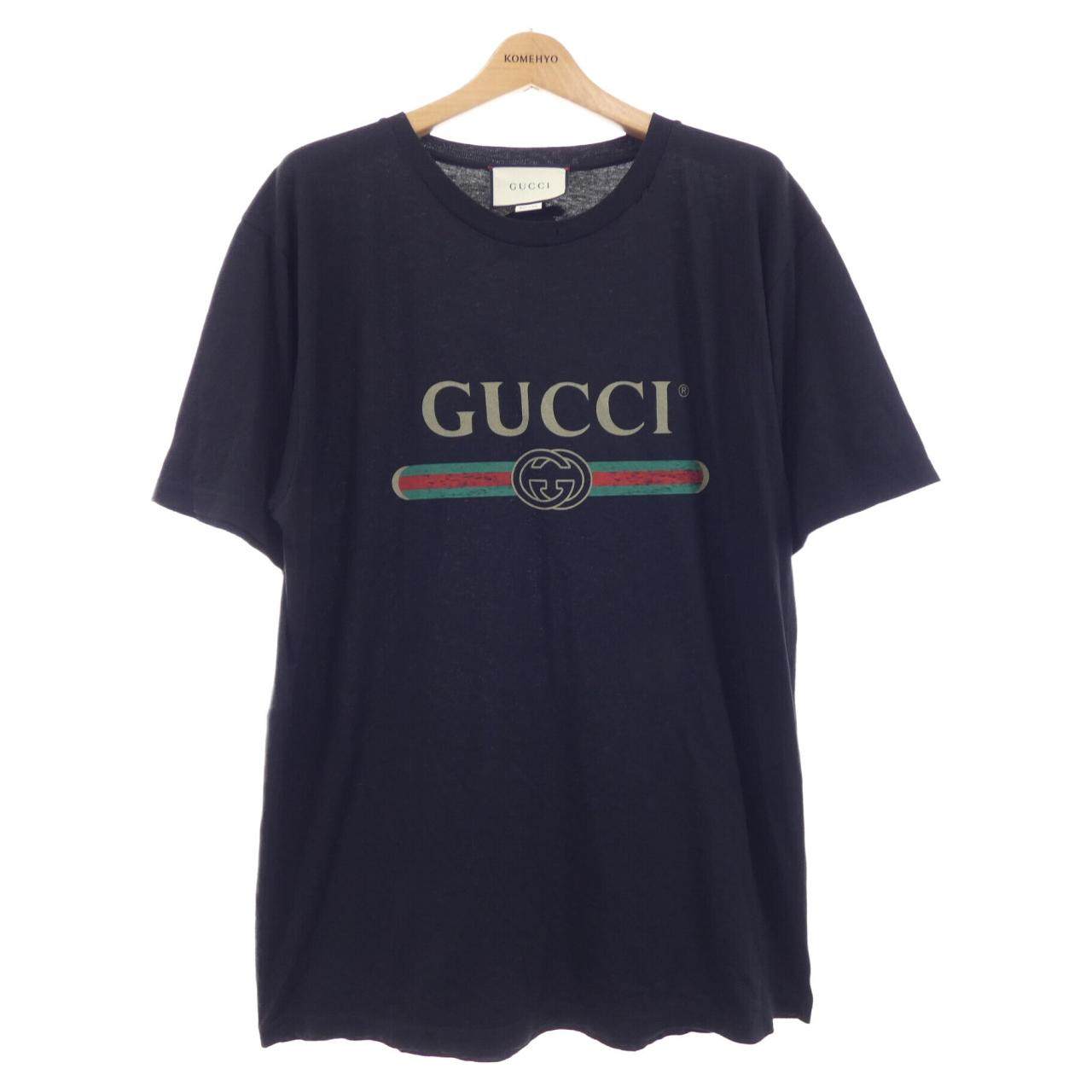 グッチ GUCCIロゴ オーバーサイズ コットンTシャツ