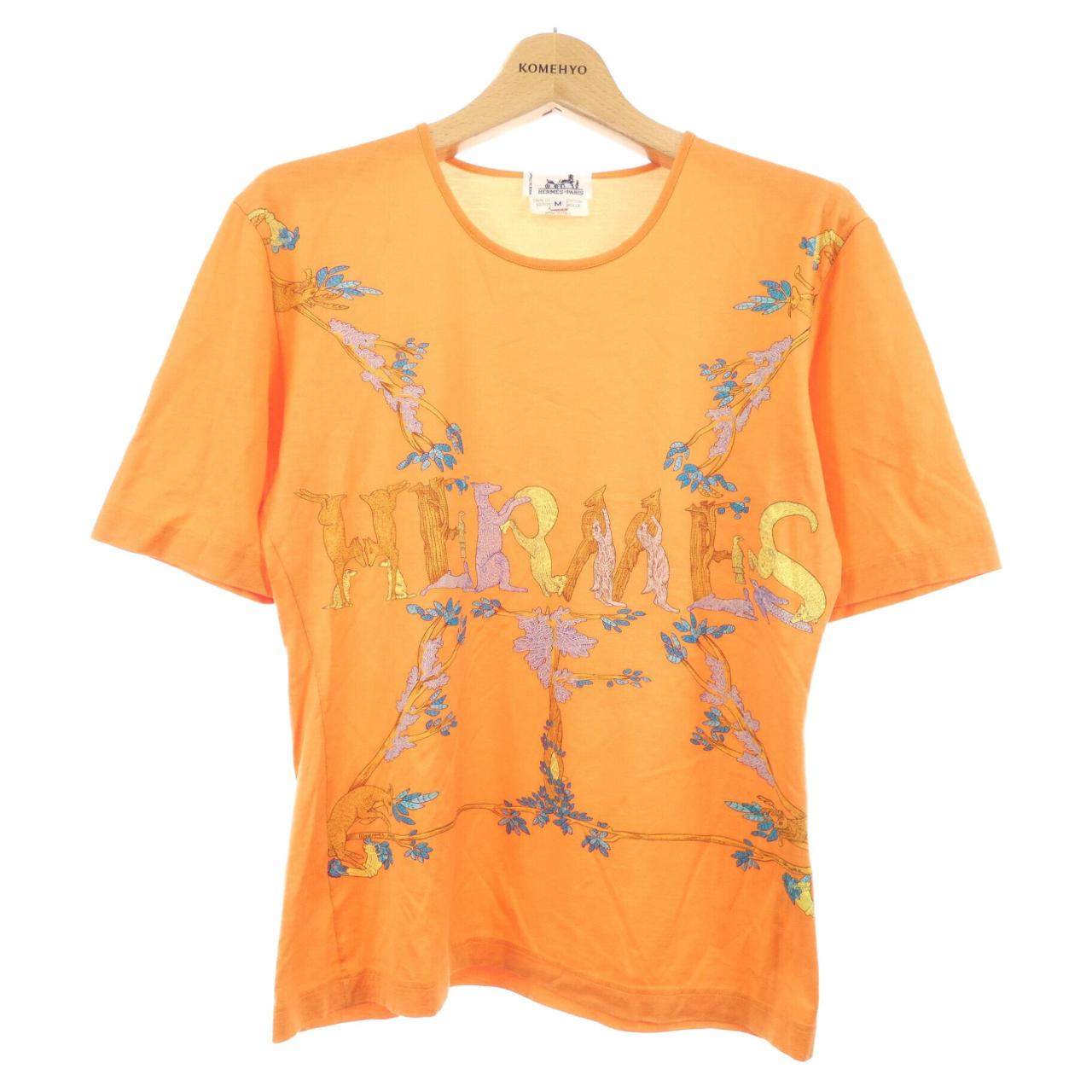 エルメス ANIMAL ALPHABET コットンTシャツ