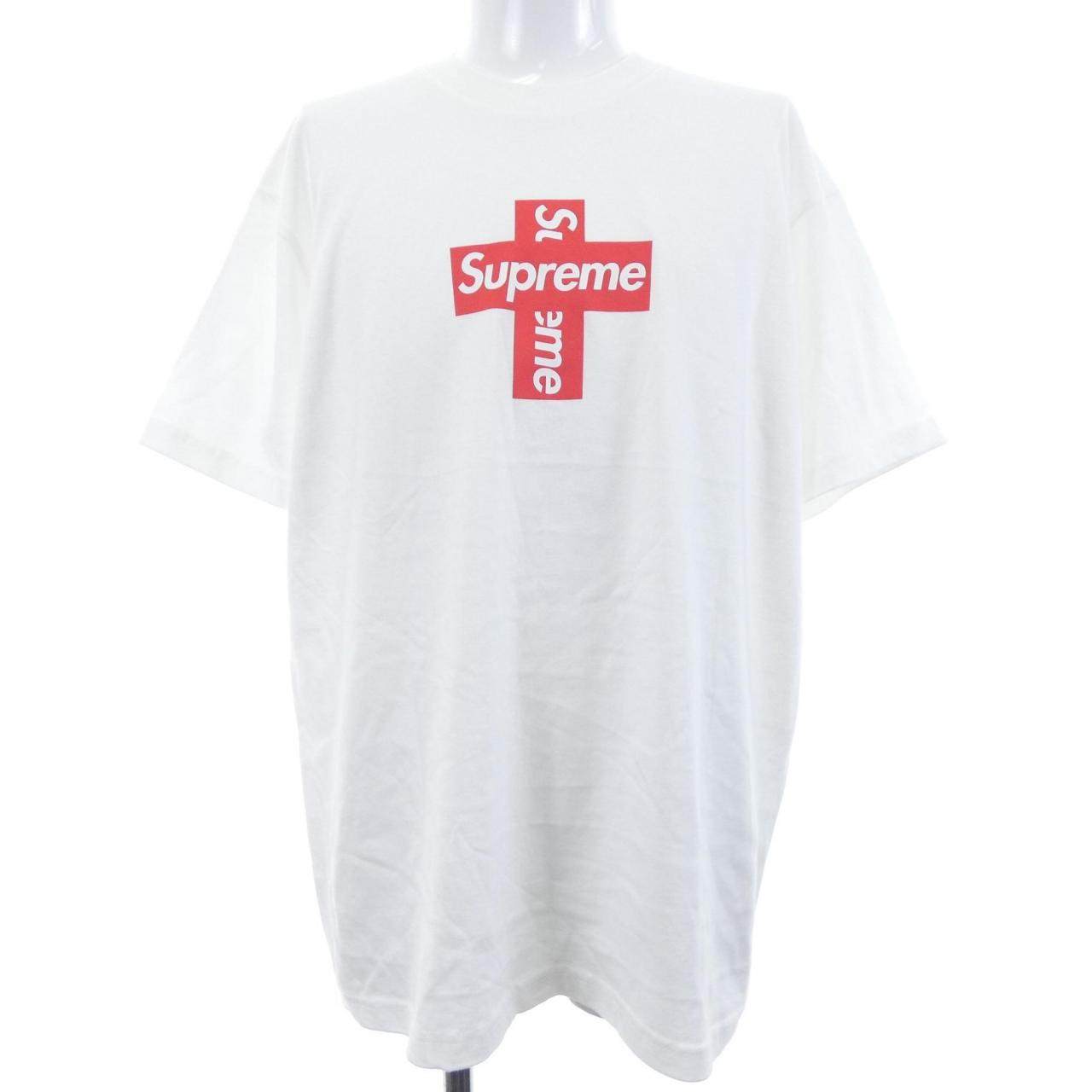 シュプリーム CROSS BOX LOGO コットンTシャツ