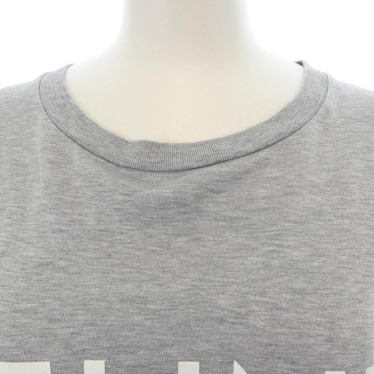 セリーヌ CELINEプリント コットンクロップドTシャツ