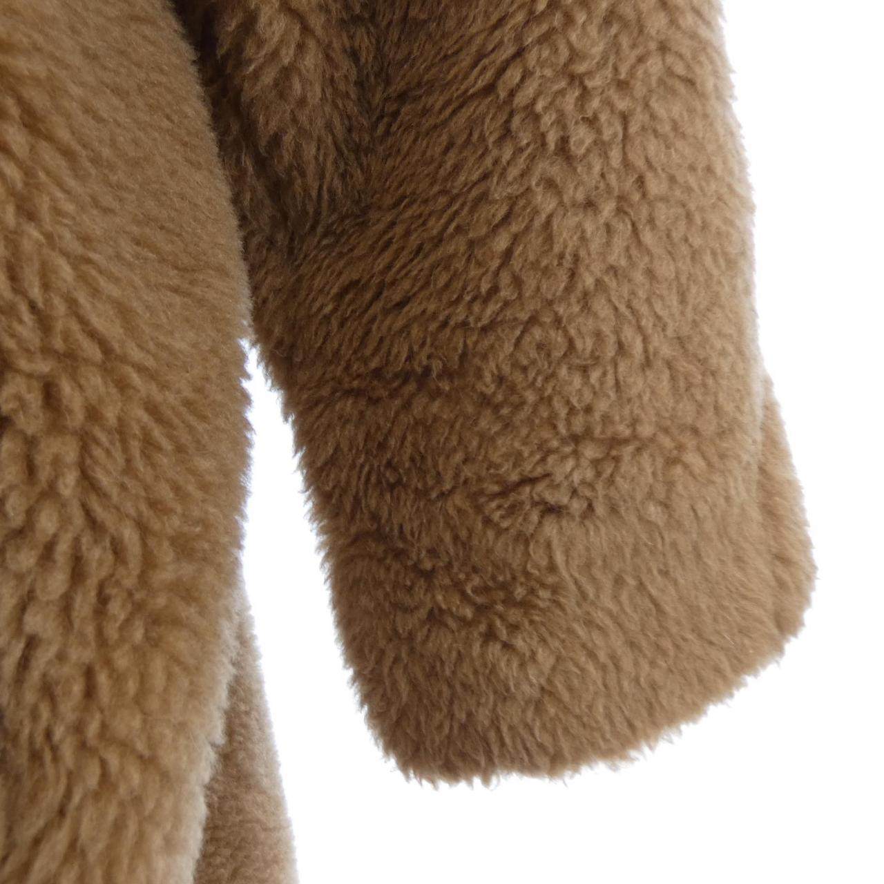 マックスマーラ TEDDY キャメルシルクコート
