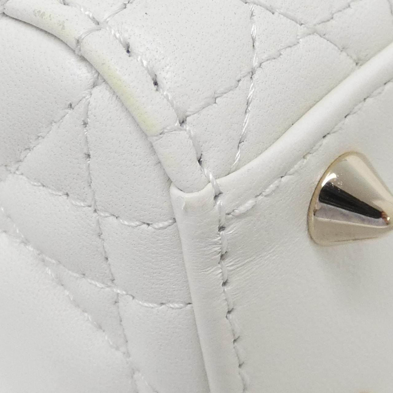 クリスチャンディオール LADY DIOR ラムスキン ハンドバッグ